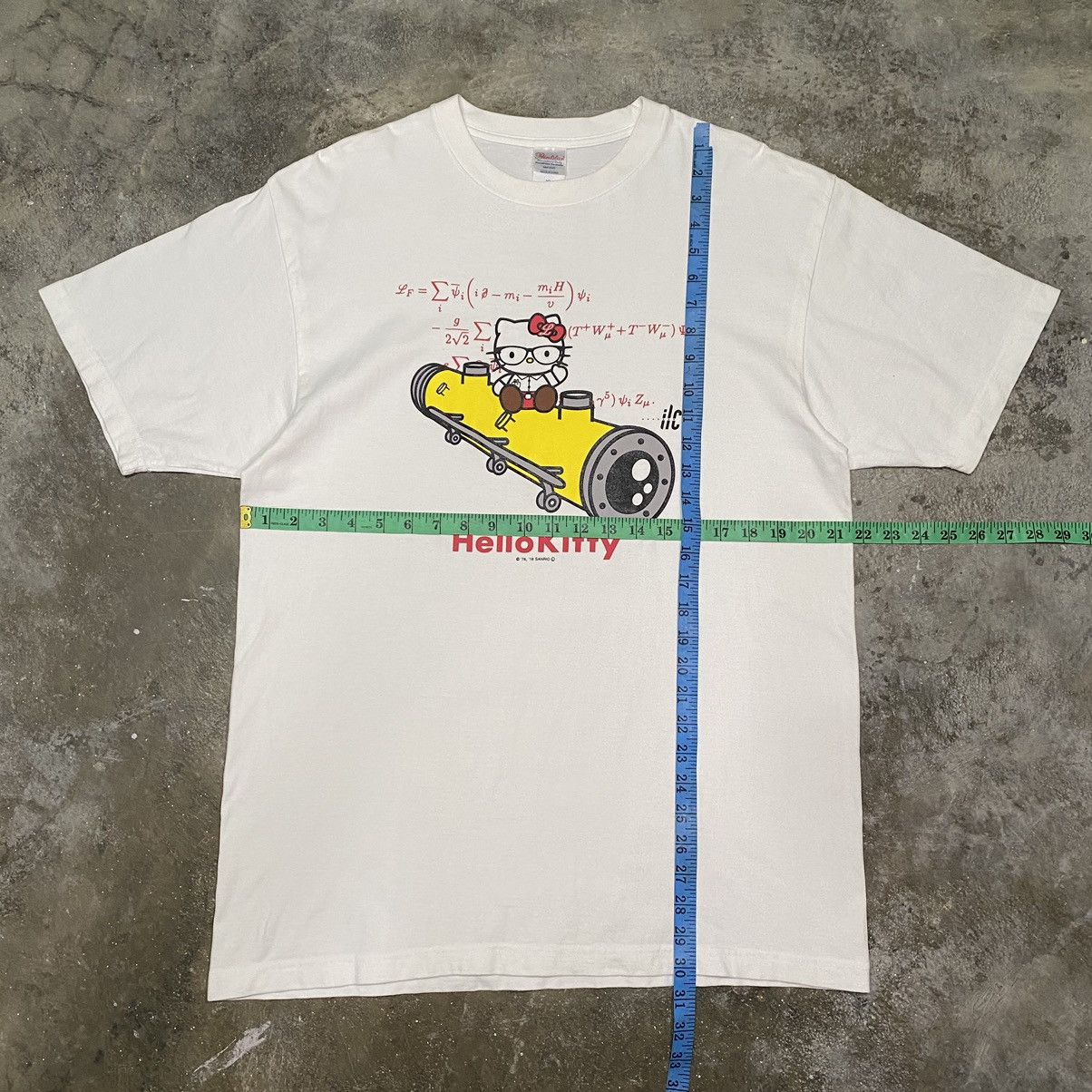 Anime × Cartoon Network × Japanese Brand HELLO KITTY MATH TEACHER SANRIO CARTOON T SHIRT Size US XL / EU 56 / 4 - 10 Thumbnail
