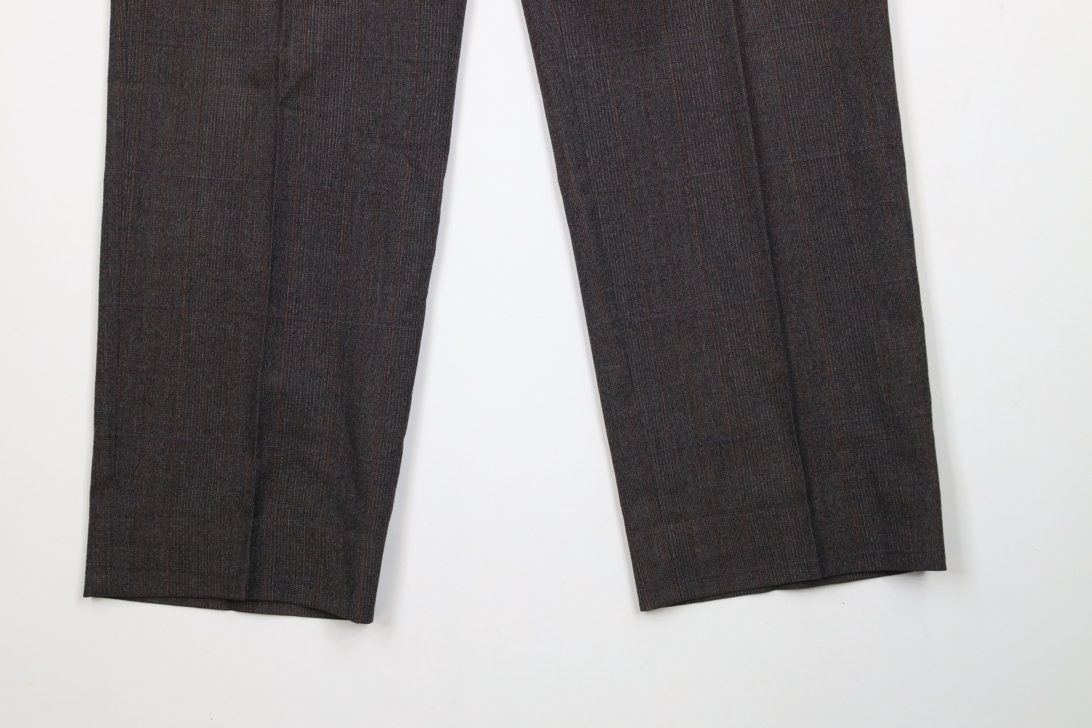 Vintage Vintage 70s Streetwear Wide Leg Chino Pants Trousers Plaid Size US 34 / EU 50 - 4 Thumbnail