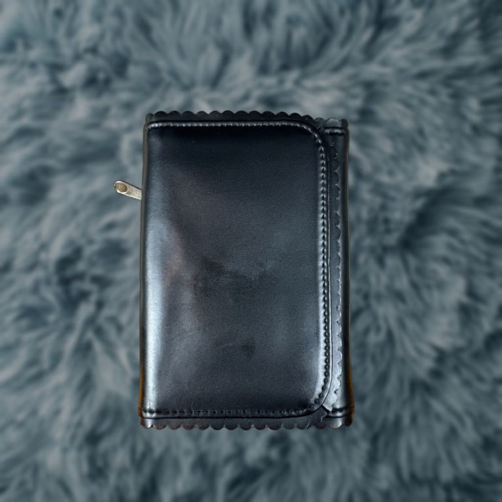 Vintage Black Tri Fold Wallet Unisex Size ONE SIZE - 1 Thumbnail