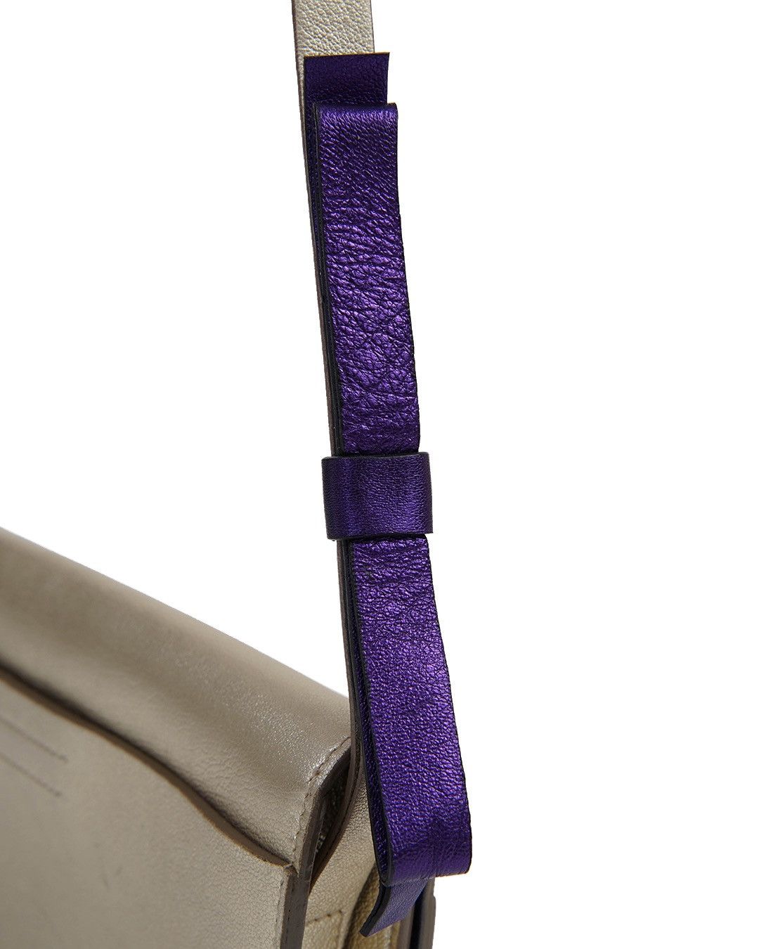 Miu Miu Miu Miu S/S2000 Silver/Purple Bowtie Shoulder Bag Size ONE SIZE - 6 Thumbnail