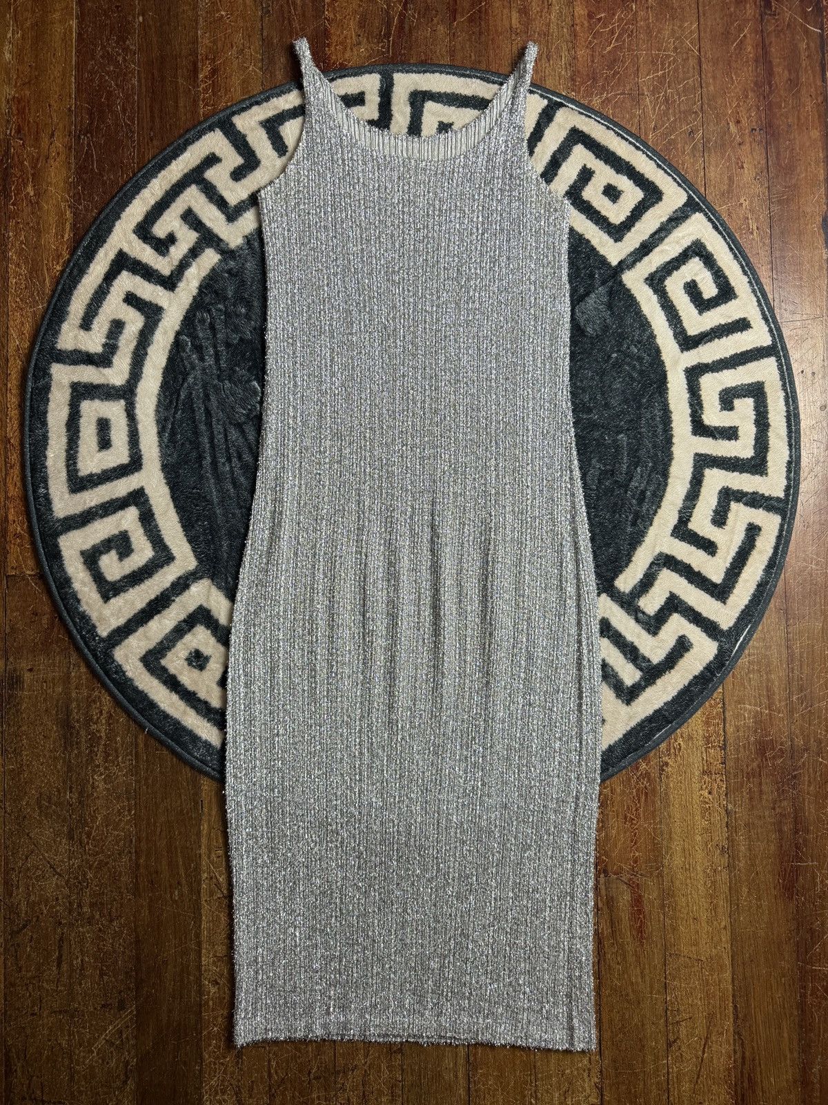 Issey Miyake Issey Miyake Metallic Sleeveless Midi Dress Size XS / US 0-2 / IT 36-38 - 1 Thumbnail