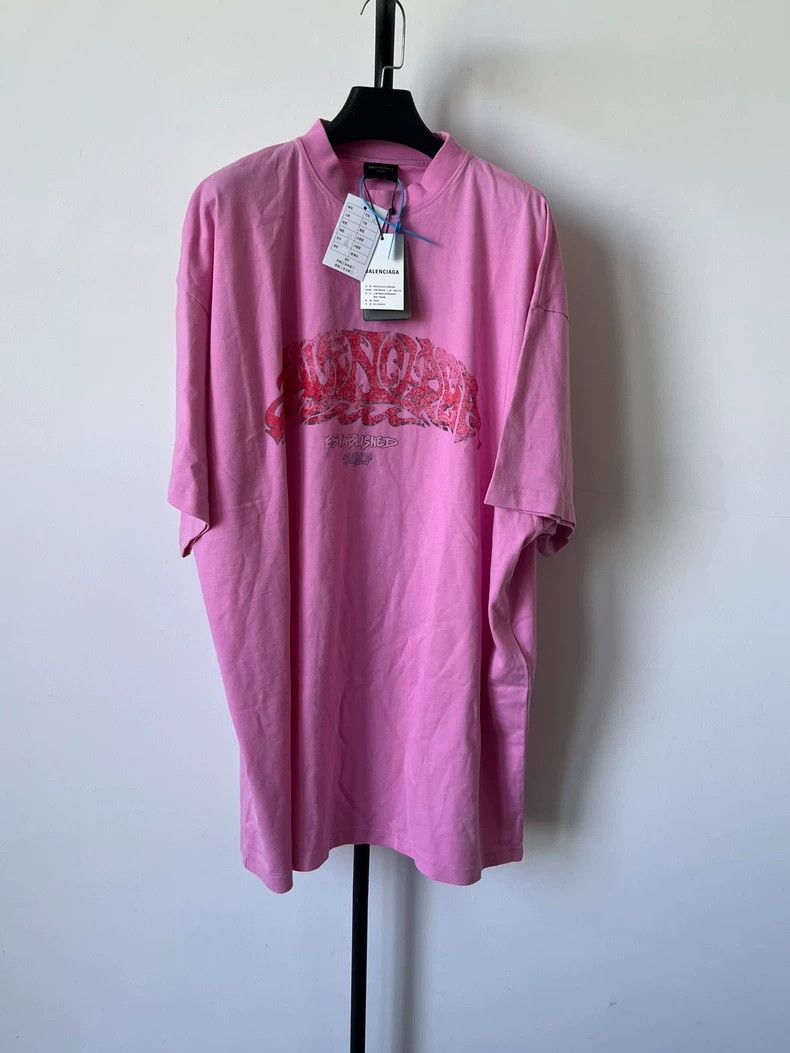 Balenciaga Balenciaga Disaster Flame Short Sleeve T-Shirt - dmc Size US M / EU 48-50 / 2 - 1 Thumbnail