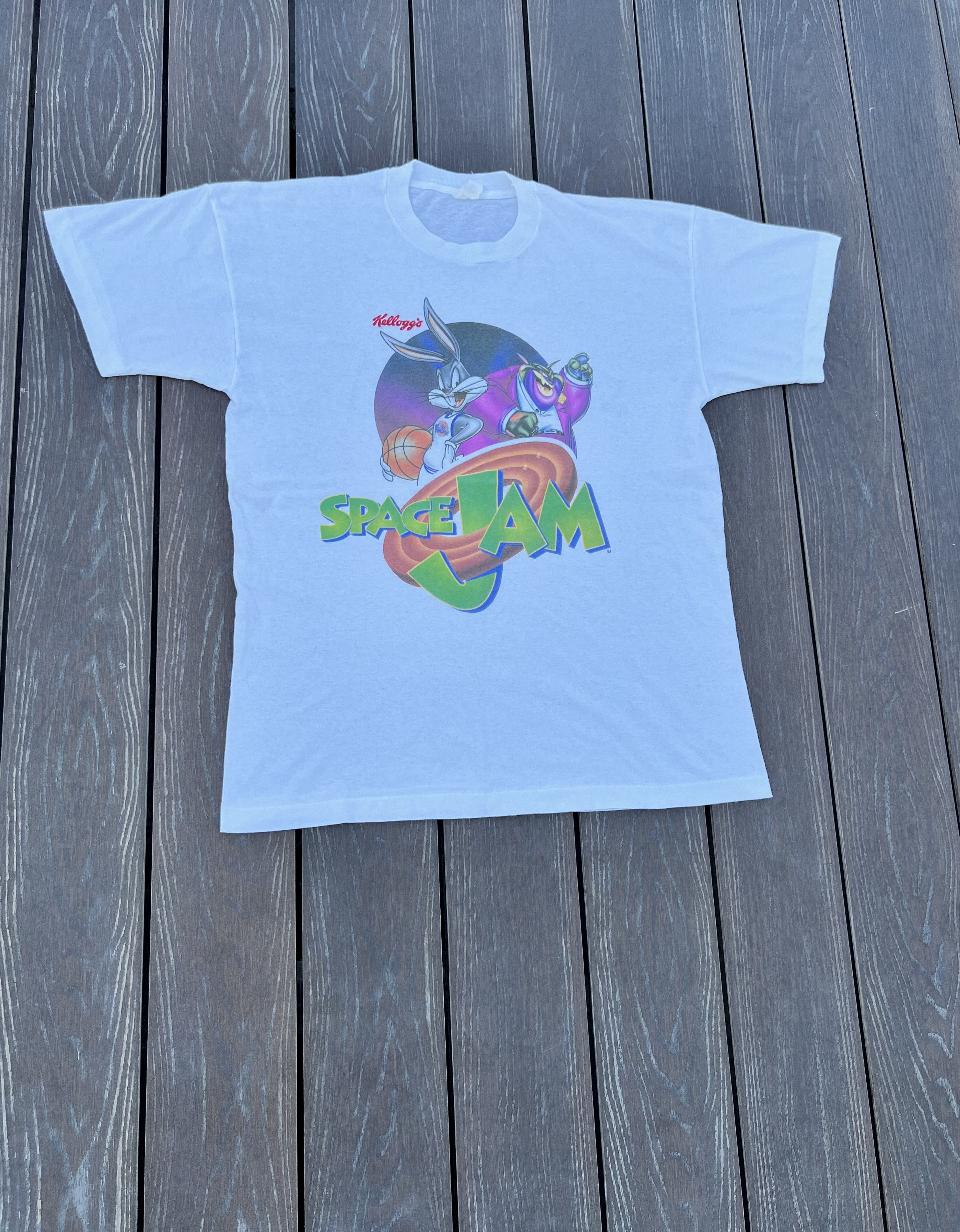 Warner Bros Vintage t-shirt space jam Size US XL / EU 56 / 4 - 3 Thumbnail
