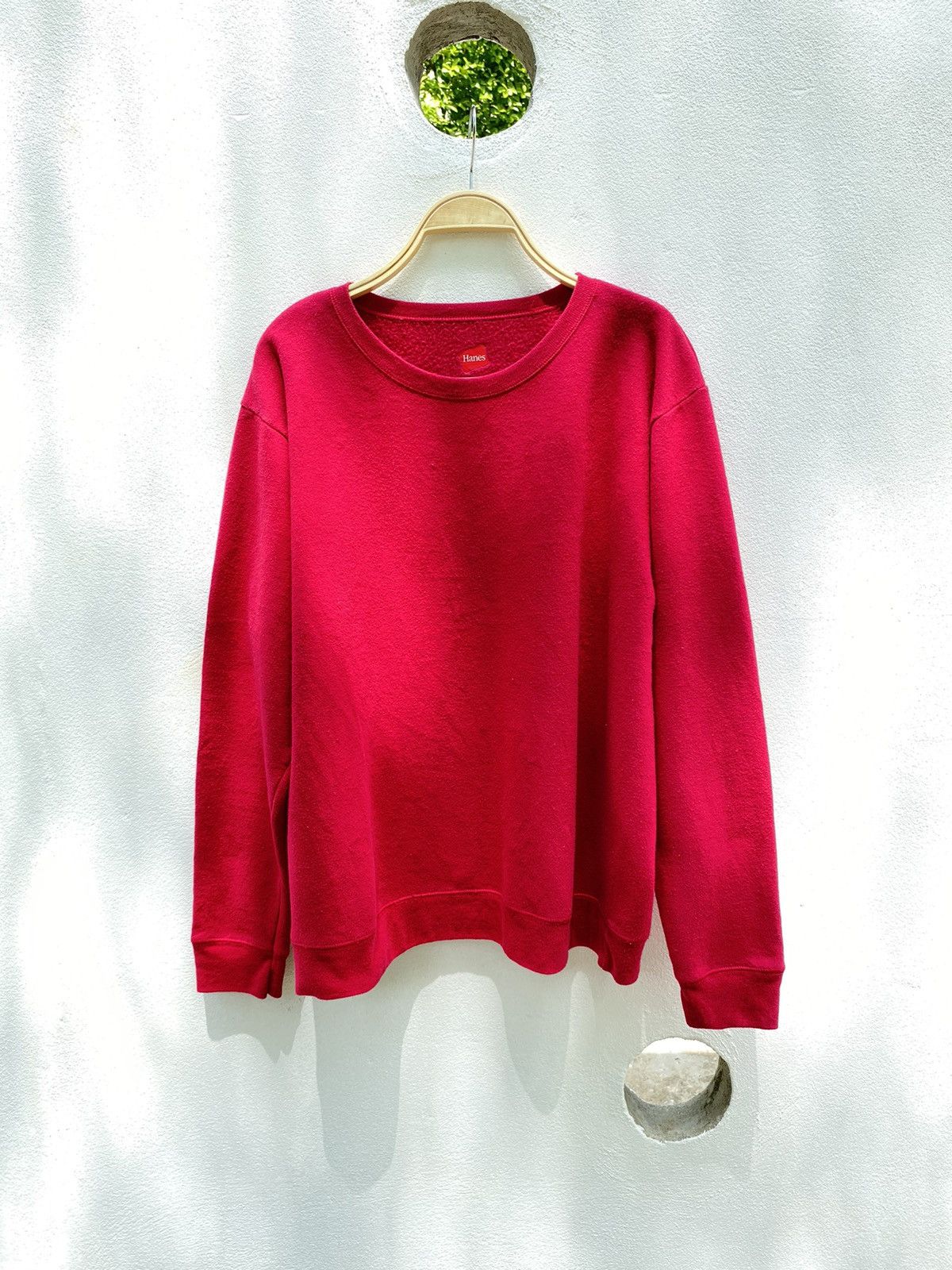 Hanes Hanes vintage red sweater Size US L / EU 52-54 / 3 - 2 Thumbnail