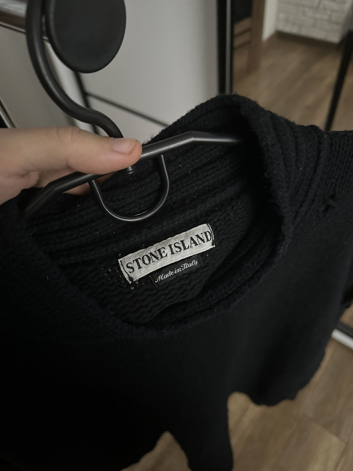 Stone Island AW 1998 Stone Island Turtleneck Knit Sweater Wool Vintage Size US L / EU 52-54 / 3 - 11 Thumbnail