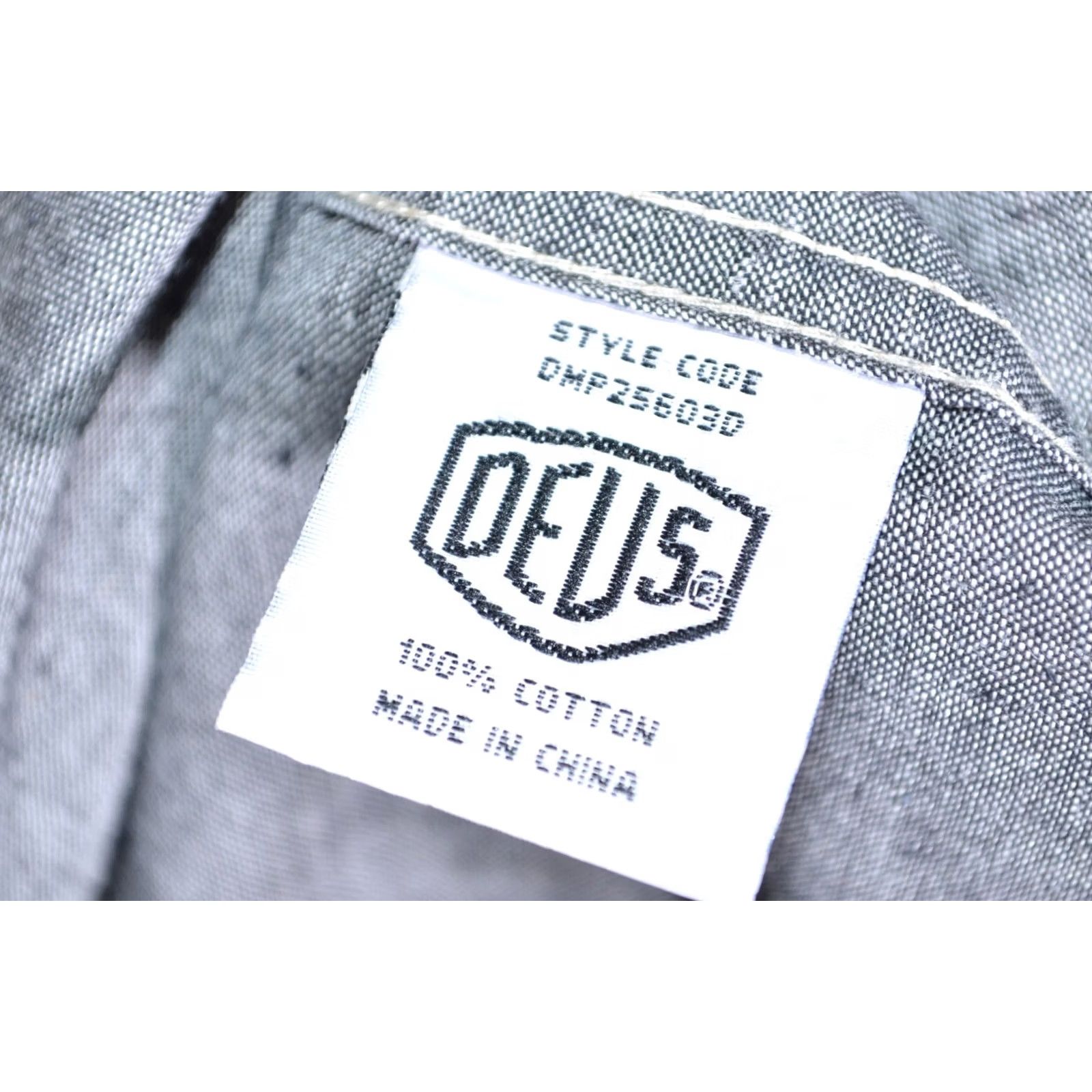 Deus Ex Machina DEUS Shirt Long Sleeve Button-Up Size S Grey Mens Athletic Collared Cotton DEUS ex Machina Size US S / EU 44-46 / 1 - 5 Thumbnail