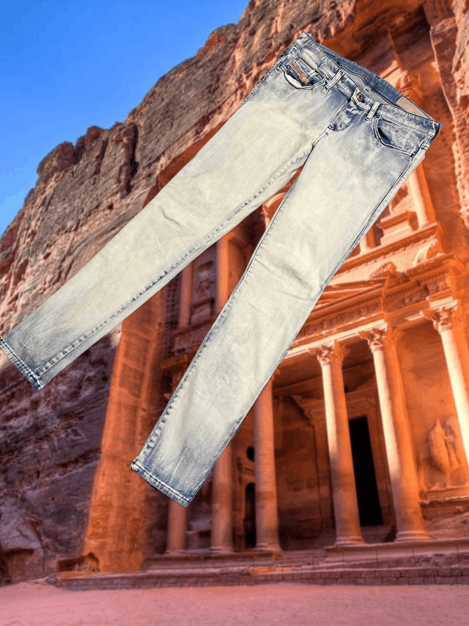 Diesel Distressed Jeans Diesel super slim skinny Vintage size 30 Size 30" / US 8 / IT 44 - 1 Thumbnail