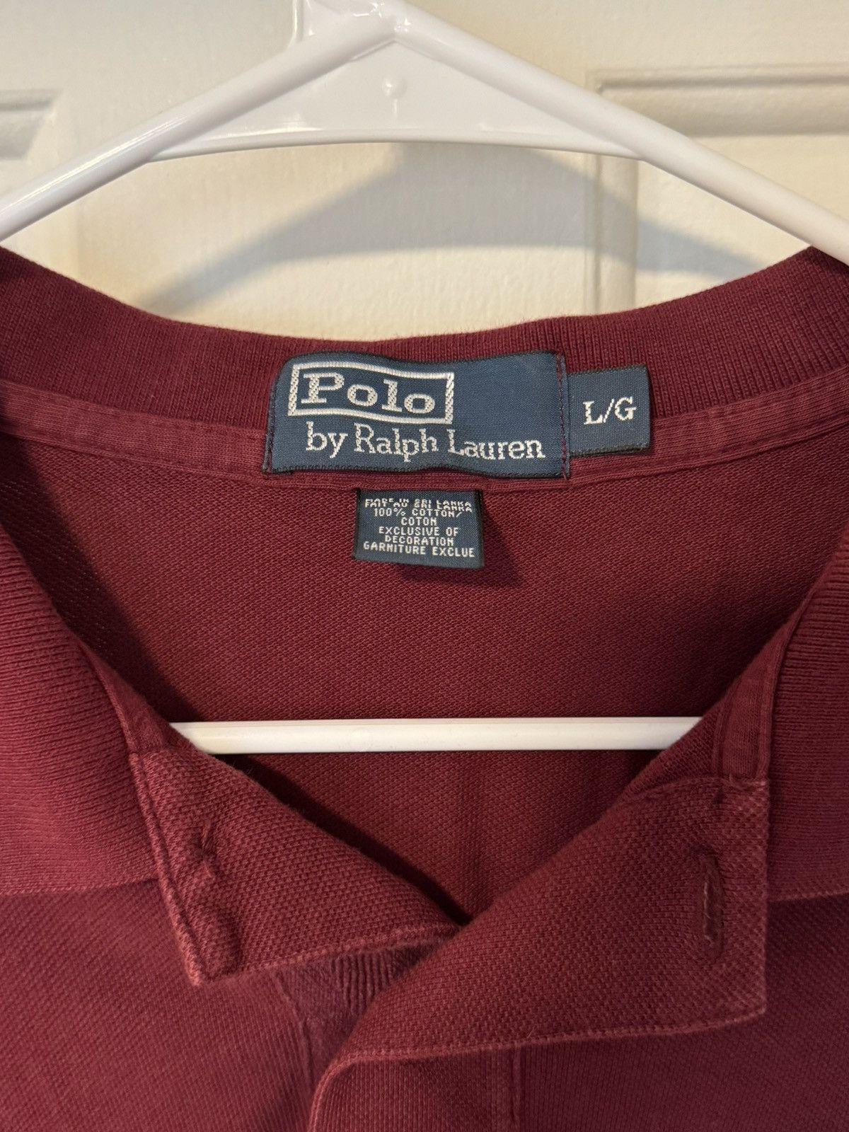 Polo Ralph Lauren Vintage Ralph Lauren Long Sleeve Rugby Polo Size US L / EU 52-54 / 3 - 4 Thumbnail