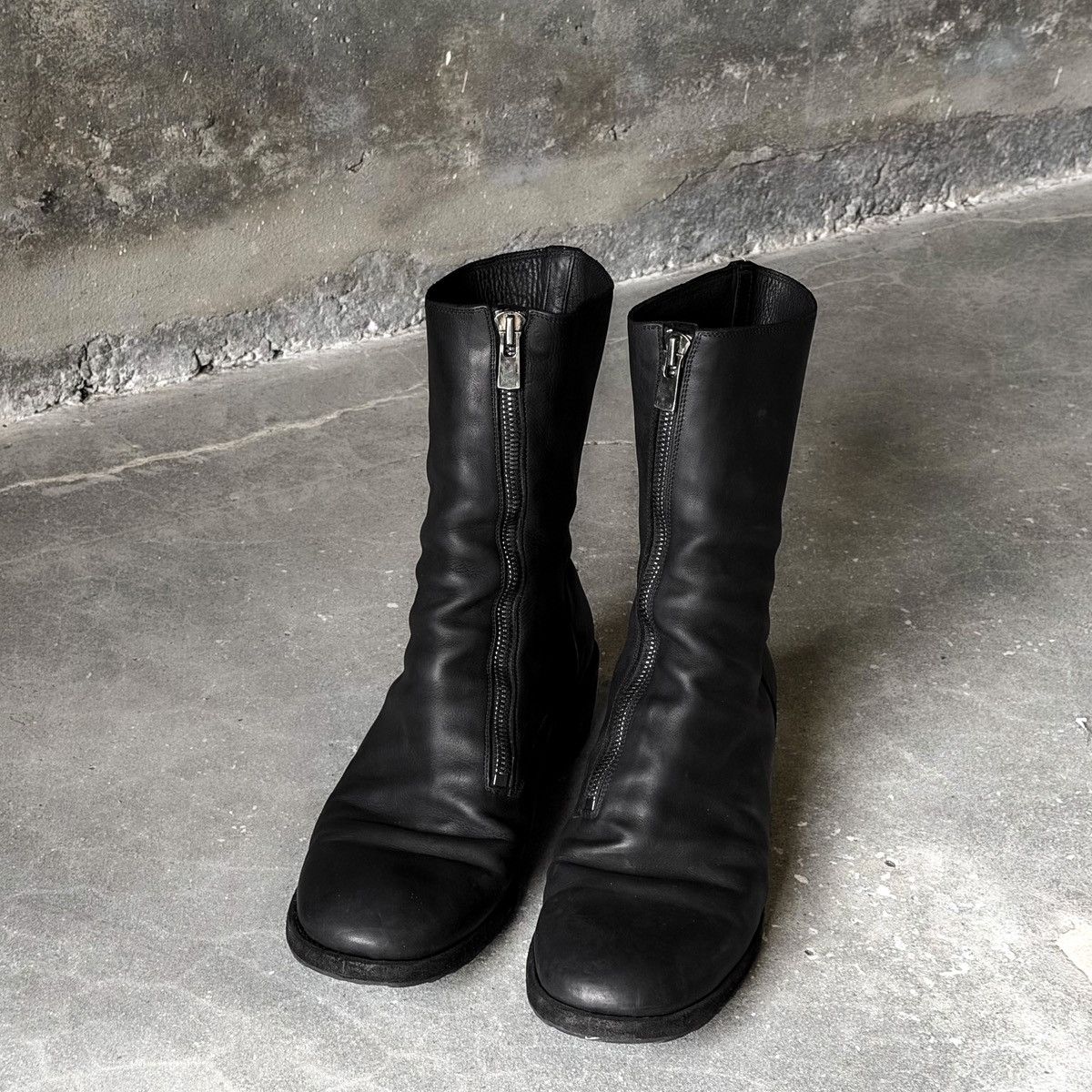 Guidi Guidi x Yohji Yamamoto 788SZ_Y Leather Zip Boots Size US 11 / EU 44 - 2 Thumbnail
