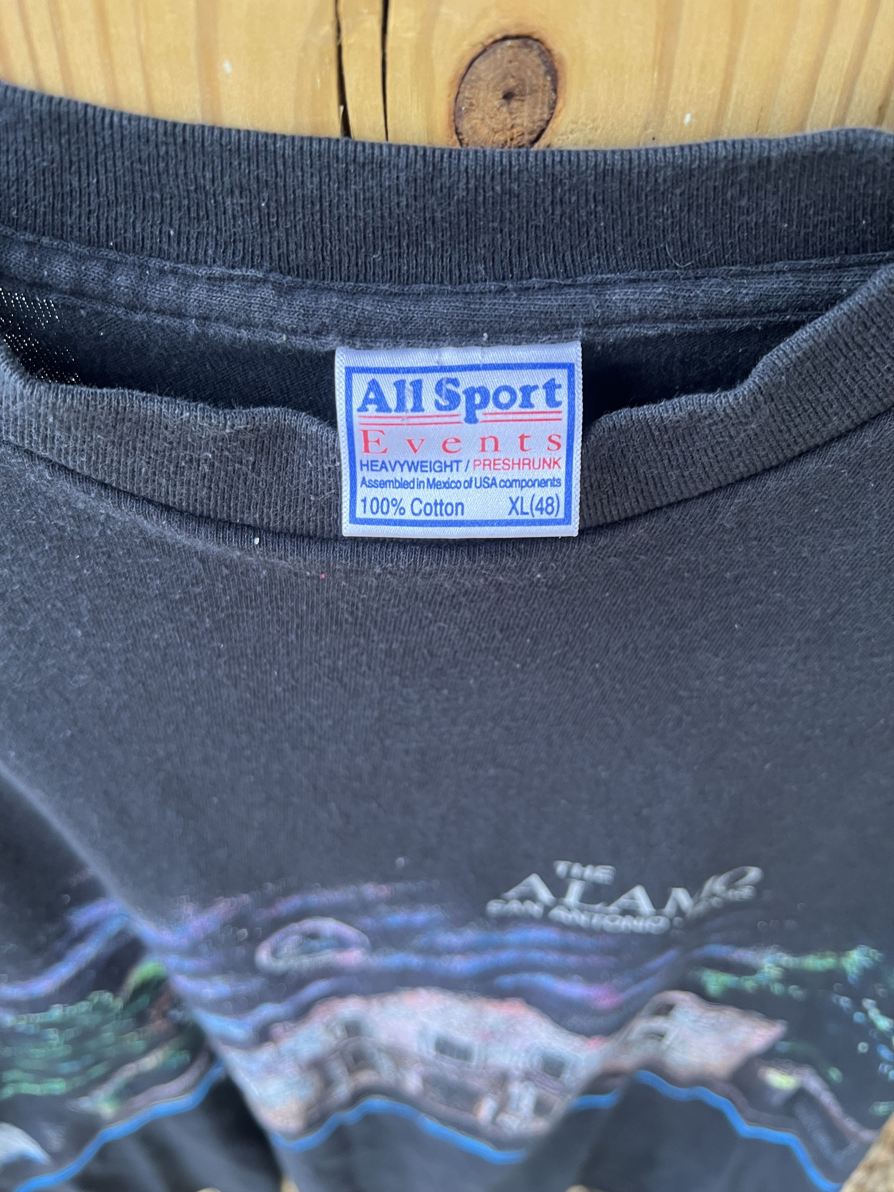All Sport 1990 Alamo San Antonio Texas tee San Segal All Sport Spurs Size US XL / EU 56 / 4 - 4 Thumbnail