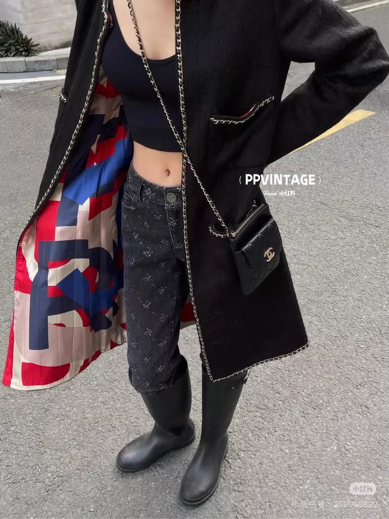 Chanel Chanel 19B black horse fur chain coat 2504-Nextarrow Size XXS / US 00 / IT 34 - 6 Thumbnail