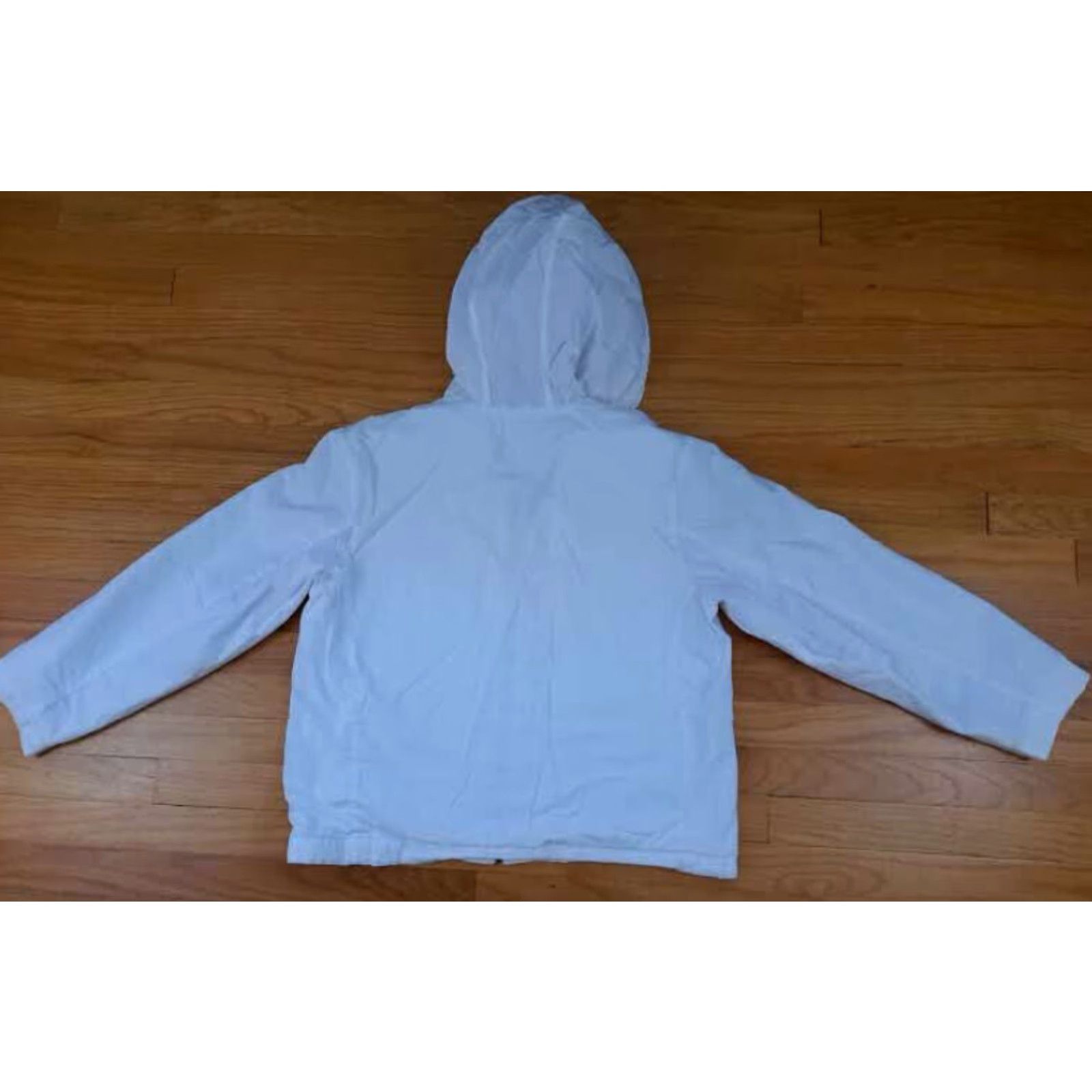 Eddie Bauer Eddie Bauer Woman Full Zip Hoodie Canvas 100% Cotton Large White Beach Hoodie Short Jacket Womens L Size L / US 10 / IT 46 - 5 Thumbnail