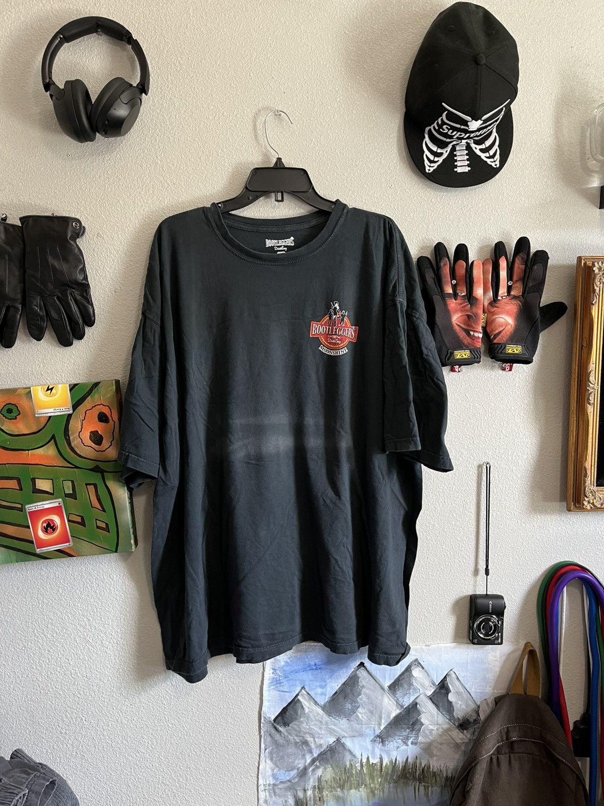 Vintage Bootleggers Distillery XXXL Graphic Moonshine Bar Vintage Size US XXL / EU 58 / 5 - 2 Thumbnail