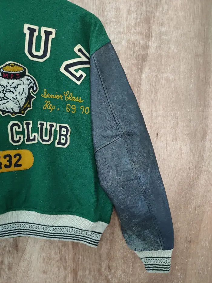 Vintage BOUZ MPS Club varsity wool leather vintage jacket #4094DLAL Size US M / EU 48-50 / 2 - 4 Thumbnail