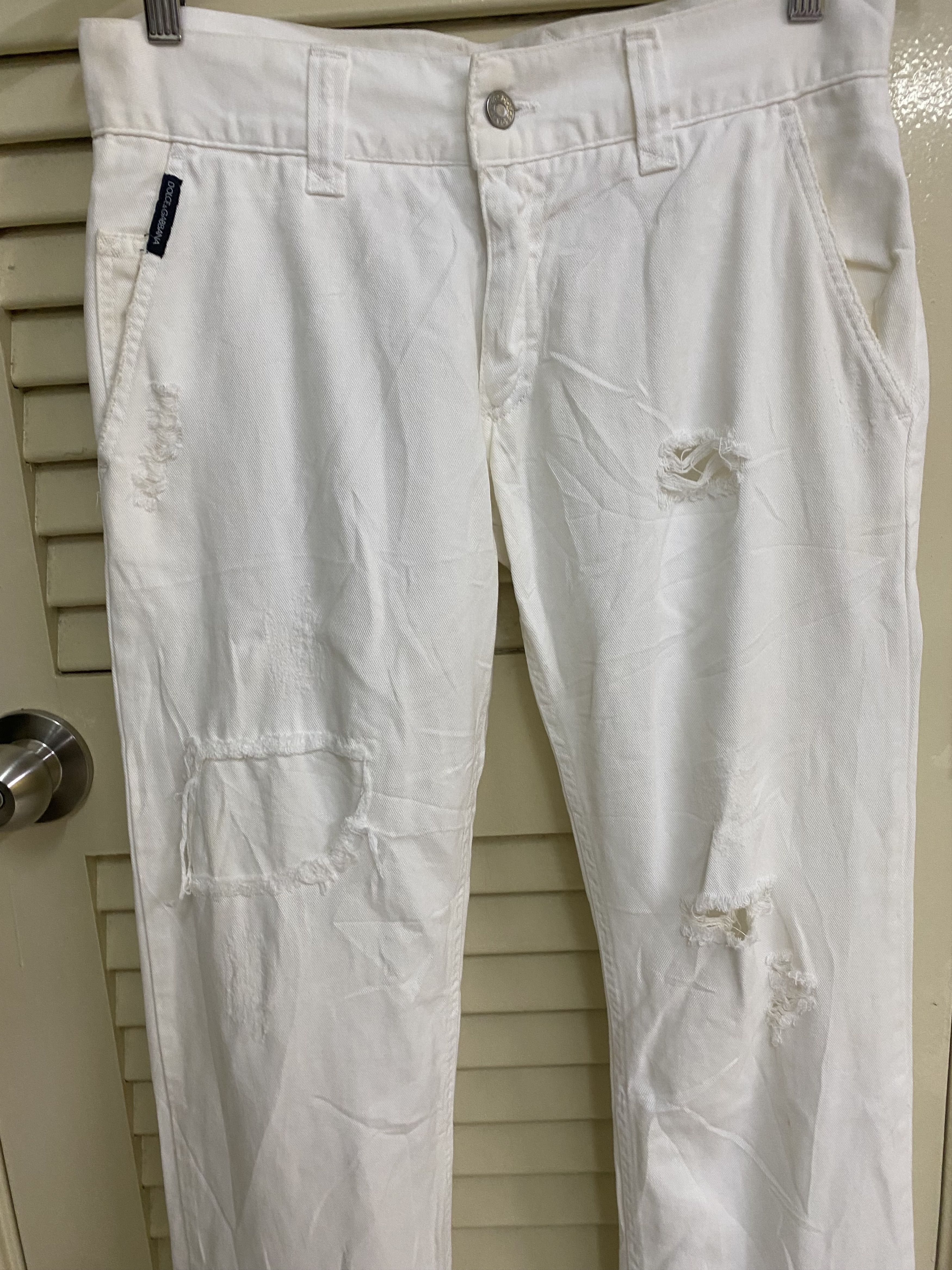 Dolce & Gabbana Dolce Gabbana Distressed Ripped Jeans Size US 32 / EU 48 - 3 Thumbnail