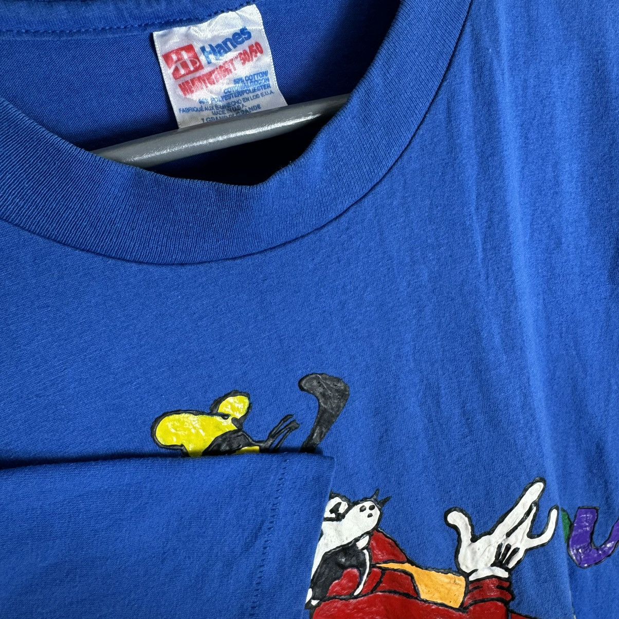 Disney Vintage Early 90s Disney Goofy Goofin’ Around T Shirt Size US XL / EU 56 / 4 - 2 Thumbnail