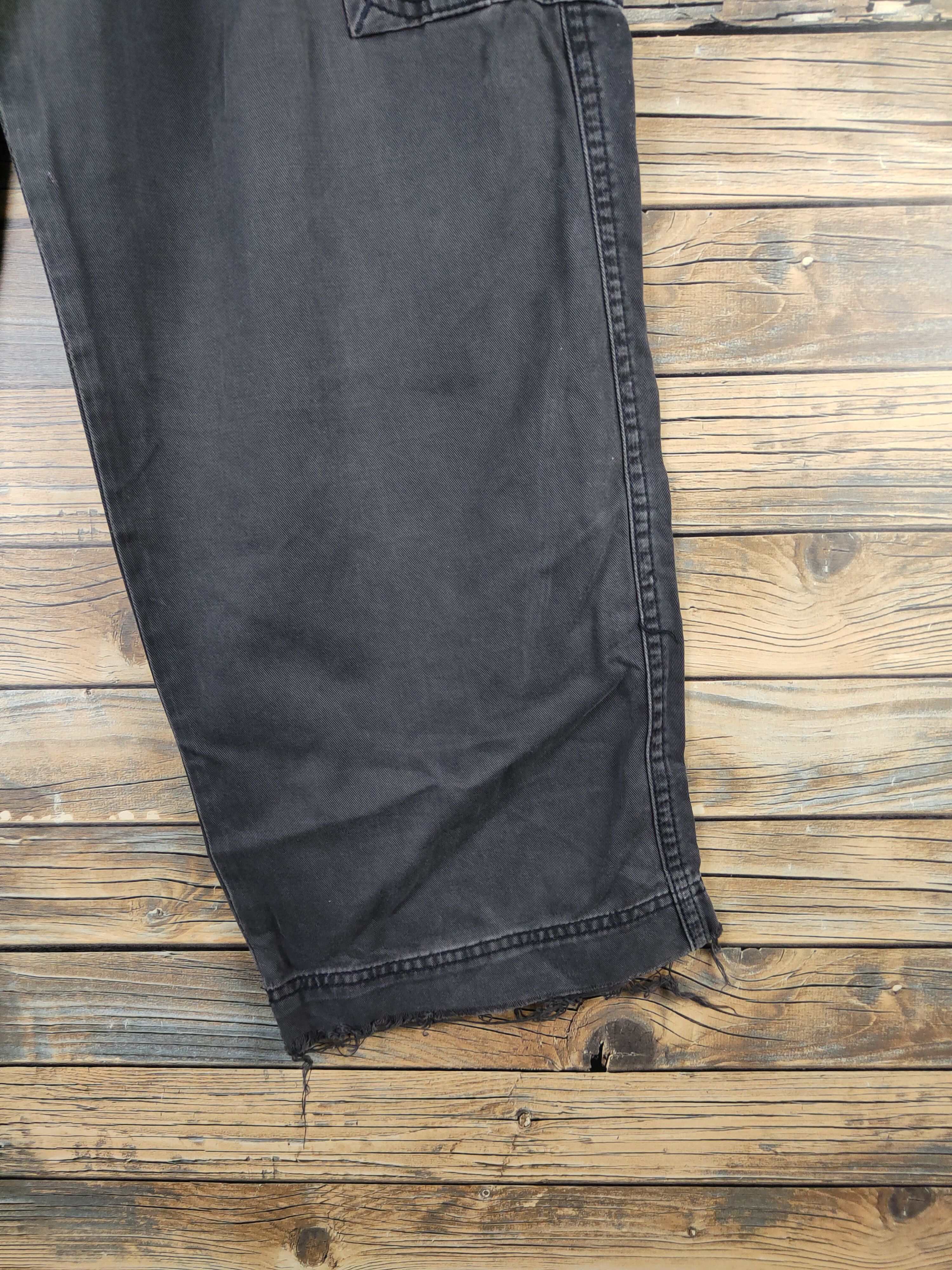 Japanese Brand DL Unionbay Black Multipocket Cargo Pants #2621 Size US 29 - 7 Thumbnail