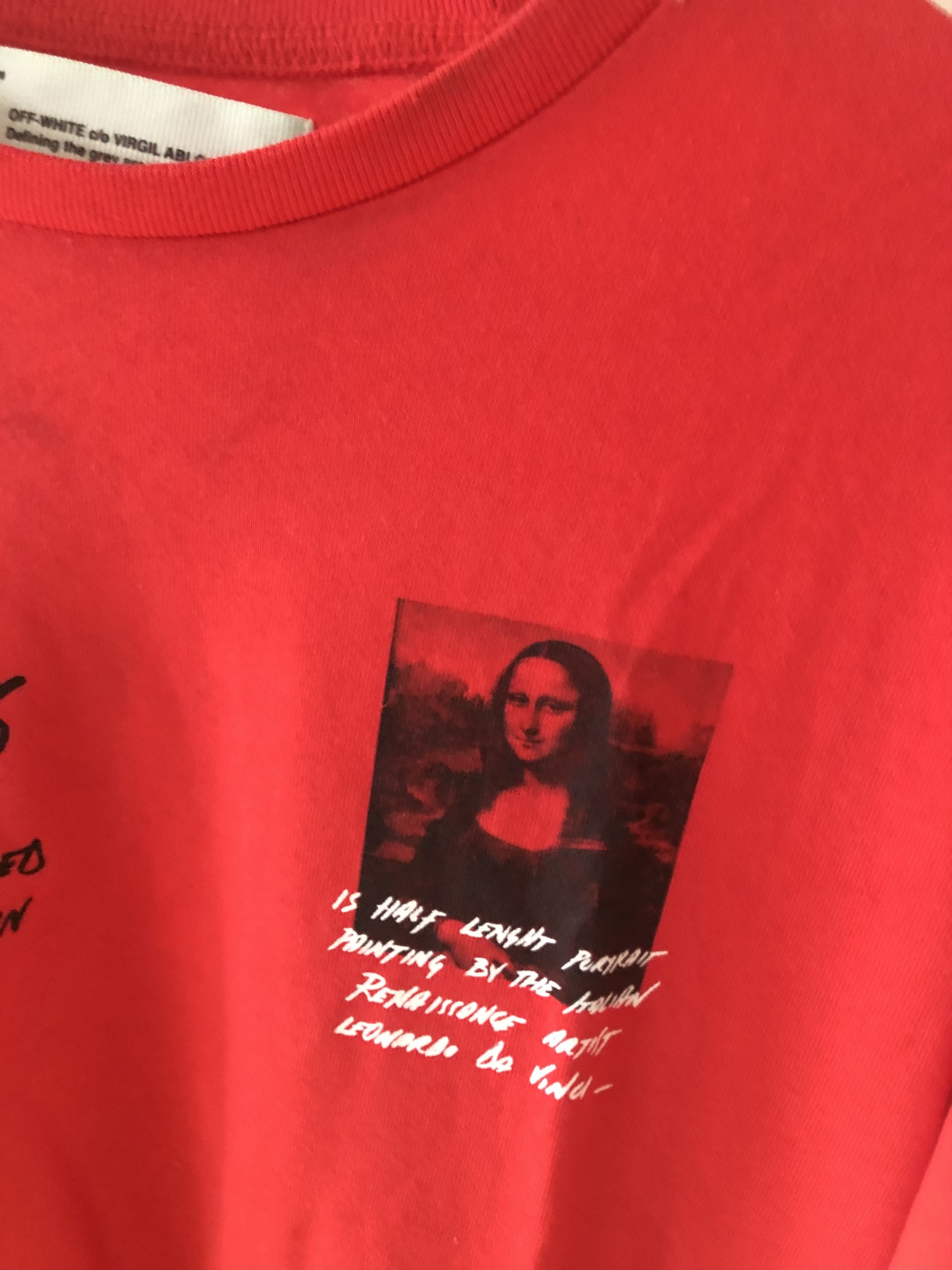 Off-White Off-white, Mona Lisa long-sleeve t-shirt, M Size US M / EU 48-50 / 2 - 2 Thumbnail