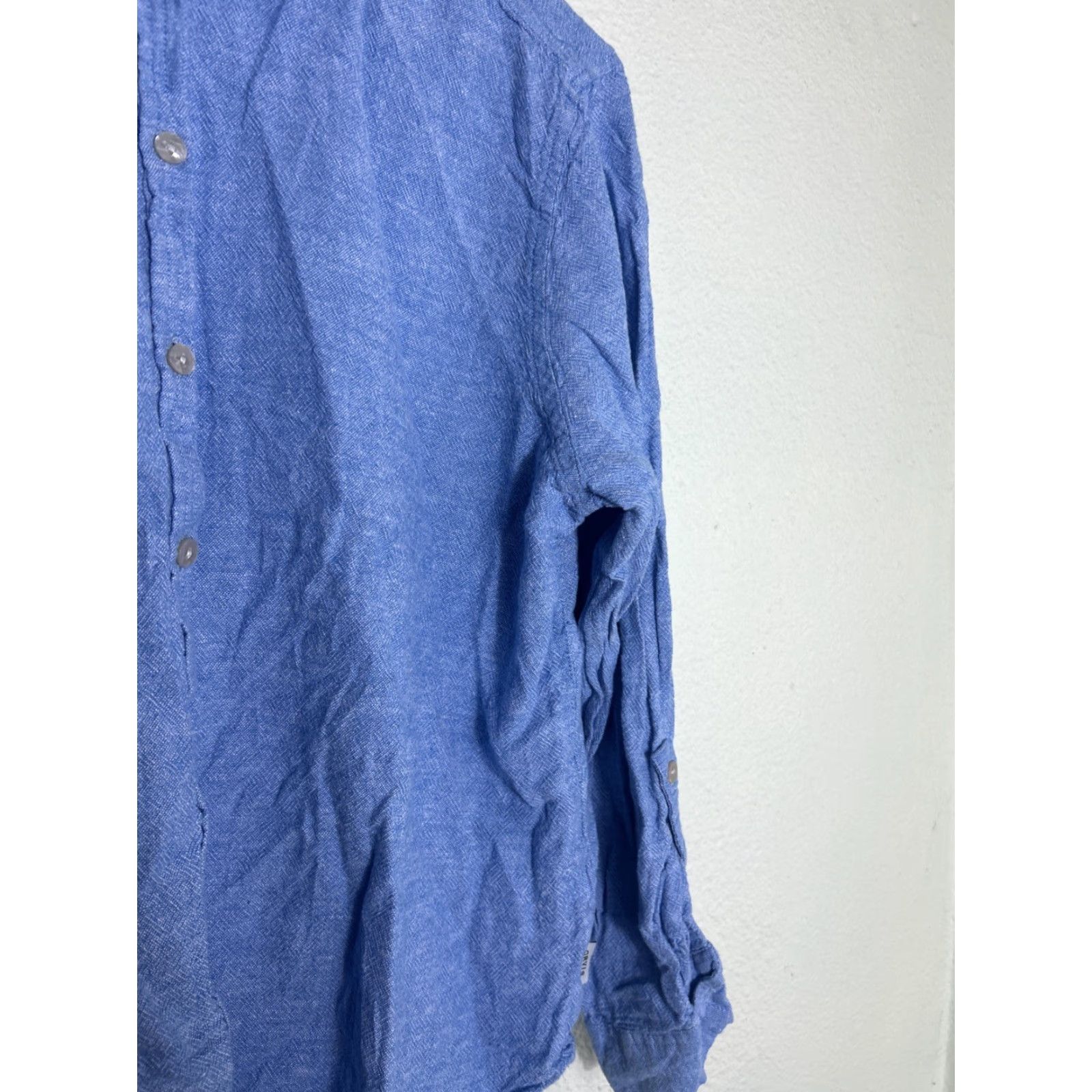 Orvis Orvis Women’s XL Blue Linen Rayon Long Sleeve Button-Up Shirt User: Orvis Women’s XL Blue Linen Rayon Long Sleeve Button-Up Shirt Size XL / US 12-14 / IT 48-50 - 5 Thumbnail