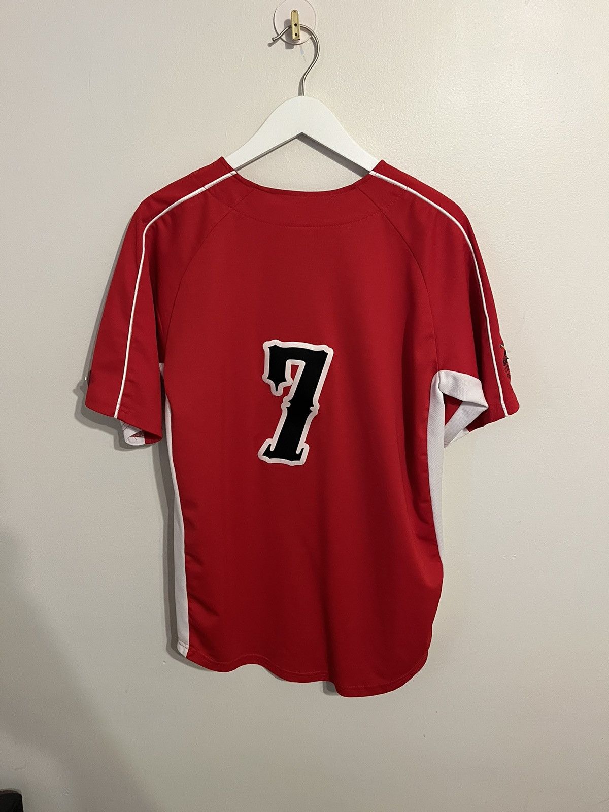 Japanese Brand × MLB Vintage “Outlaw” Thompson Gun Jersey Rare Unique Size Large Size US L / EU 52-54 / 3 - 3 Thumbnail