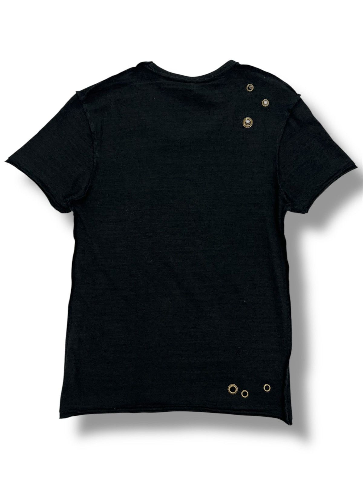 Japanese Brand La Gate Deconstructed Studded Tshirt Size S / US 4 / IT 40 - 2 Thumbnail