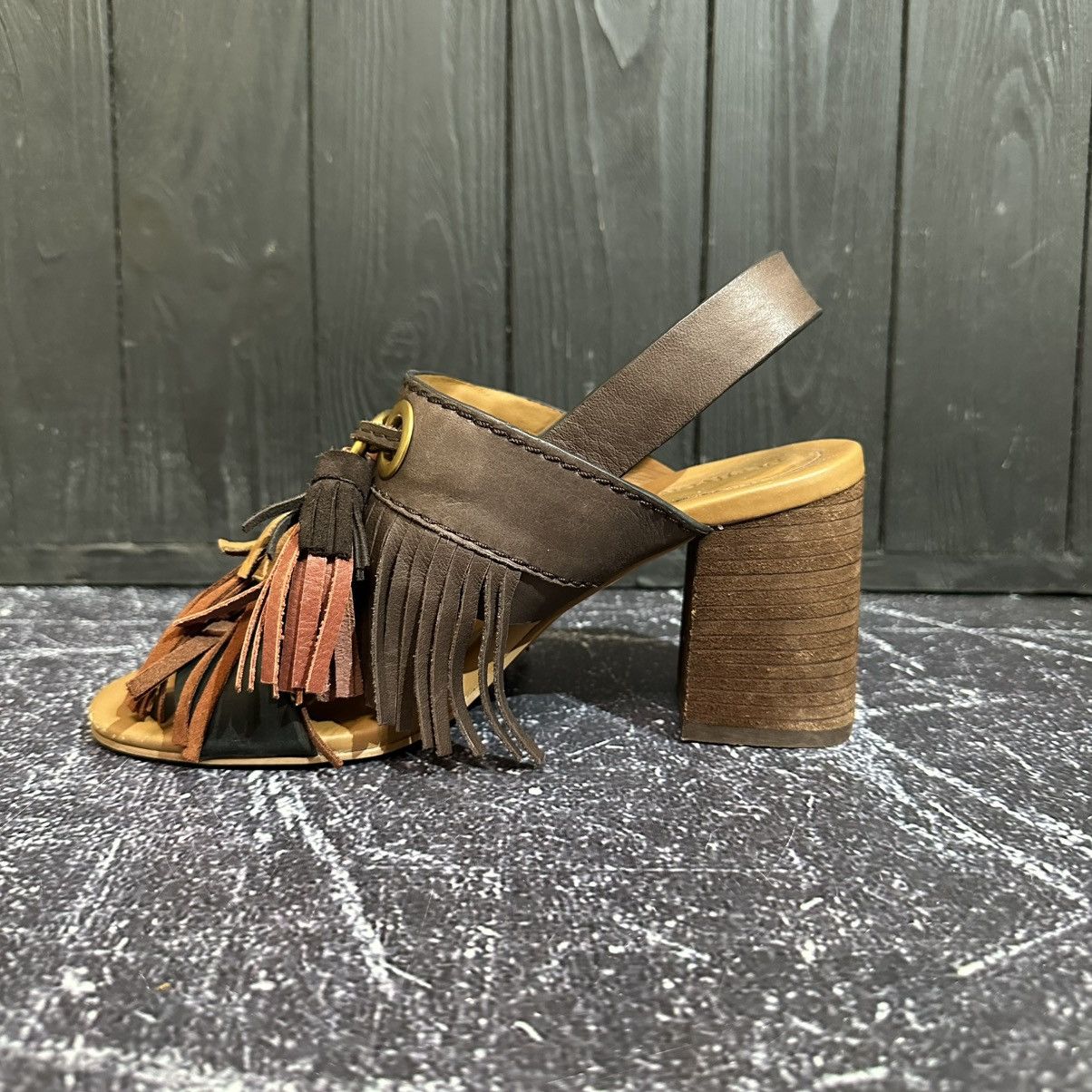 See by Chloe See By Chloe Leather Sandals Featuring Front Tassel charm37 Size US 7 / IT 37 - 11 Thumbnail