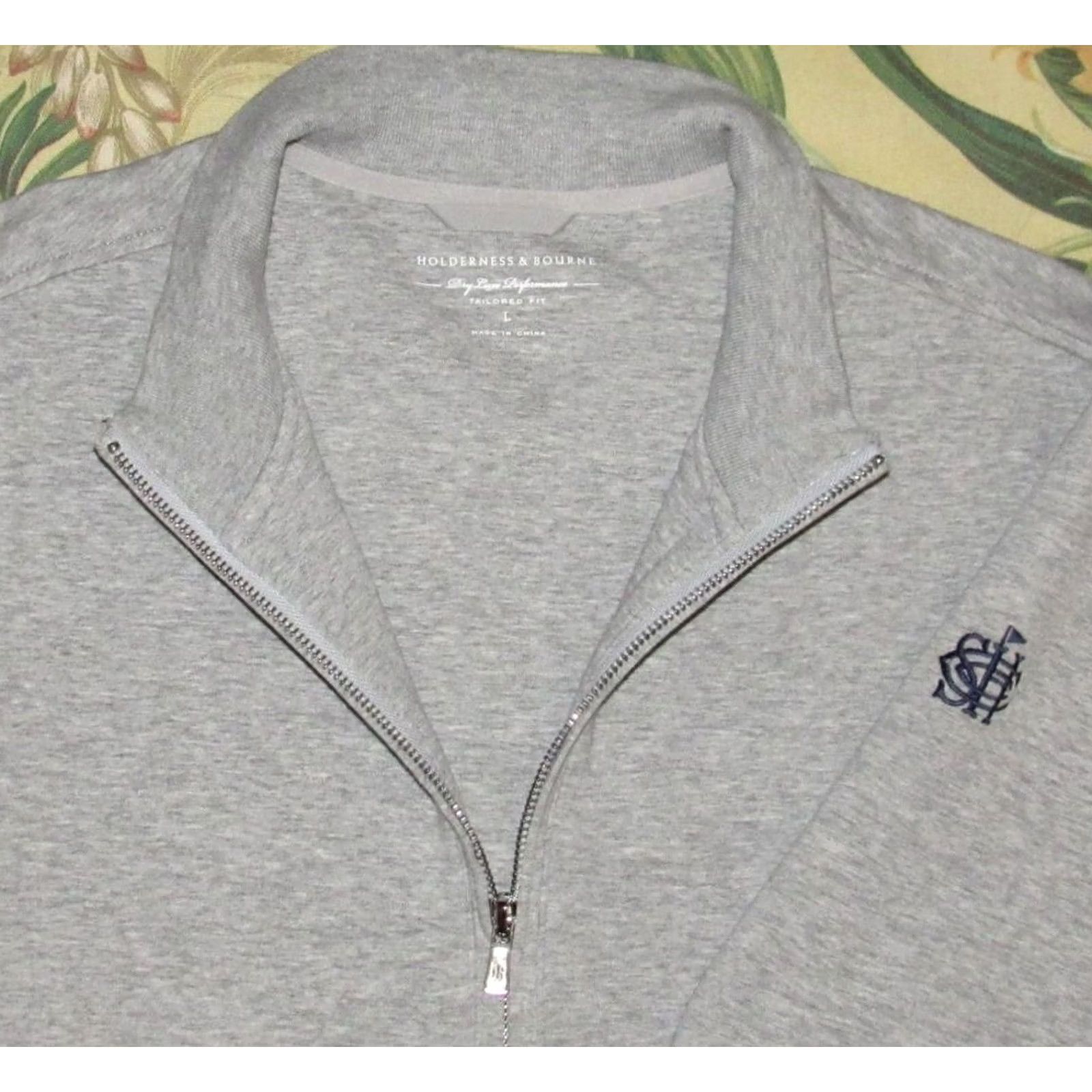 Vintage HOLDERNESS & BOURNE Heather Grey COE Jacket Sunset Hills Country Club Large Men Jacket L Gray Size US L / EU 52-54 / 3 - 2 Thumbnail