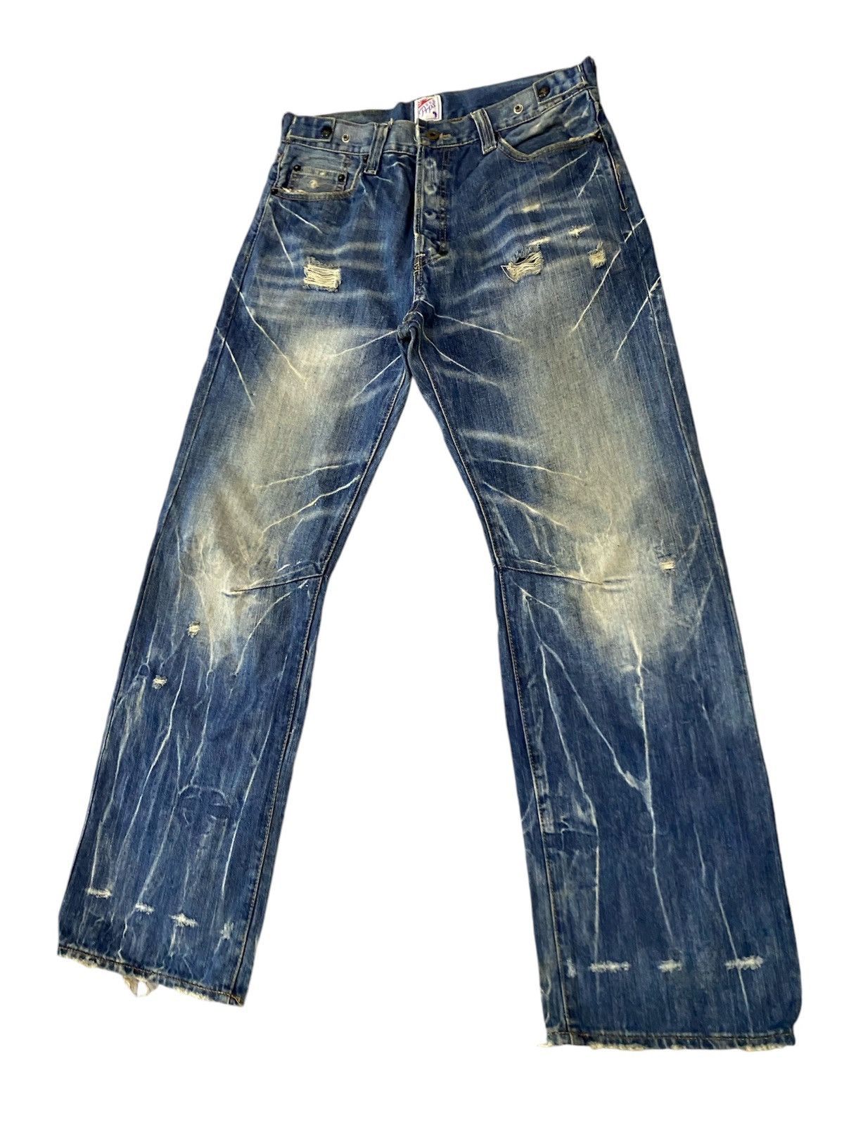 Japanese Brand × Prps PRPS DISTRESS BAGGY DESIGN Size US 32 / EU 48 - 3 Thumbnail