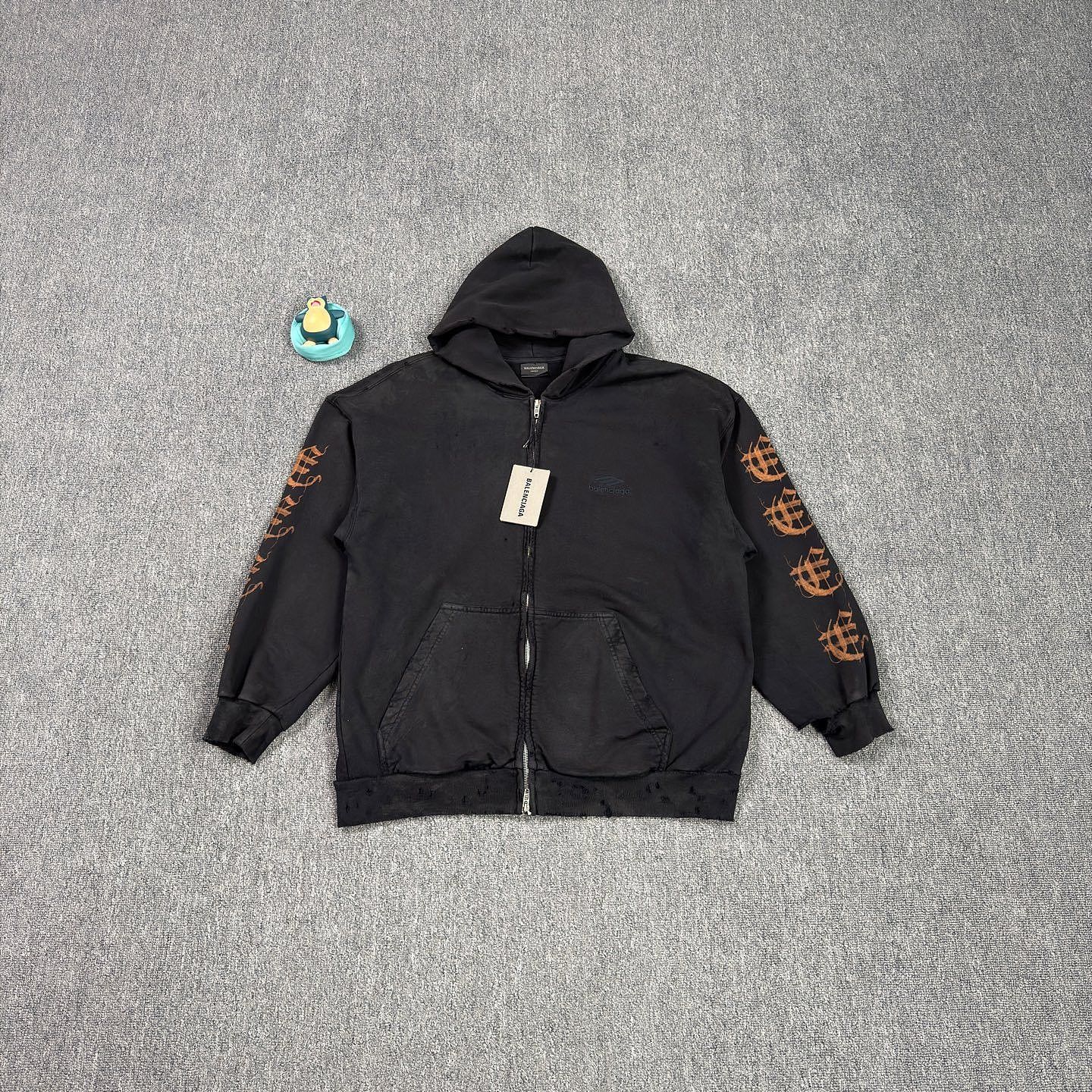Balenciaga Balenciaga Heavy Metal Zip Hoodie Size M Size US M / EU 48-50 / 2 - 1 Thumbnail