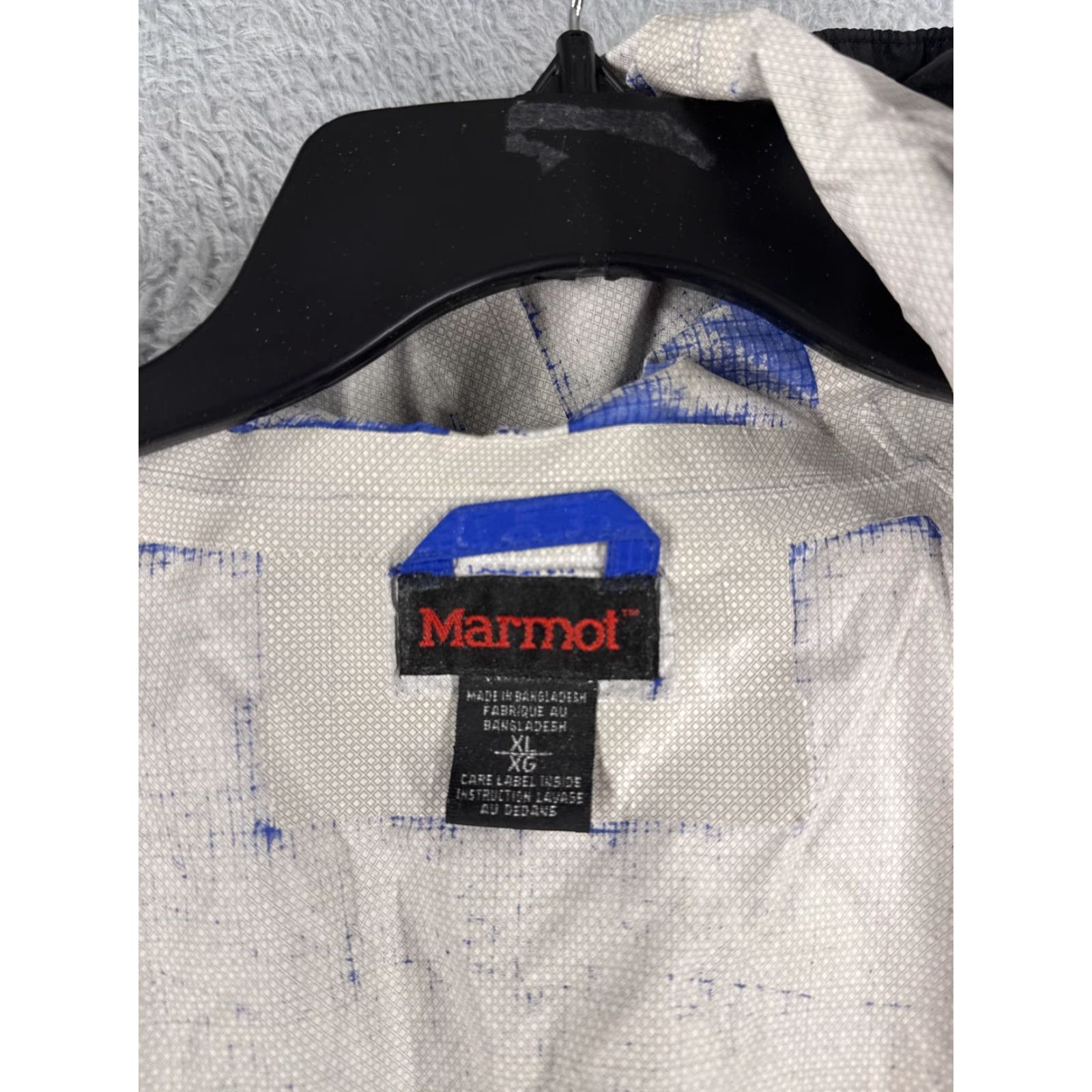 Marmot VINTAGE Marmot Jacket Adult XL Blue Windbreaker Hooded Full Zip Poly Size US XL / EU 56 / 4 - 3 Thumbnail
