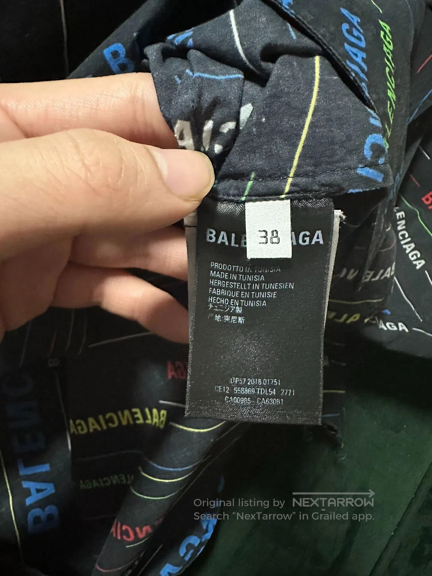Balenciaga balenciaga colorful short sleeve shirt. Size US M / EU 48-50 / 2 - 3 Thumbnail