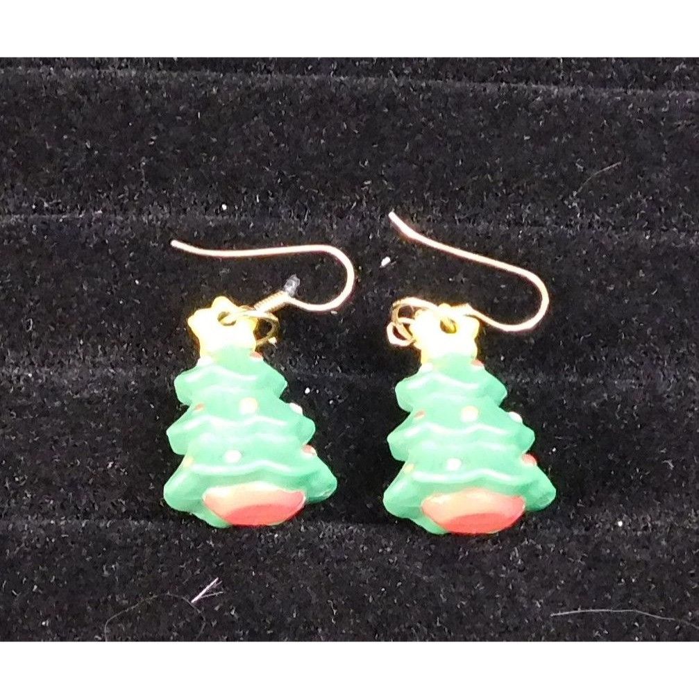 Other Festive Christmas Tree Earrings With Fishhook Backs Size ONE SIZE - 4 Thumbnail