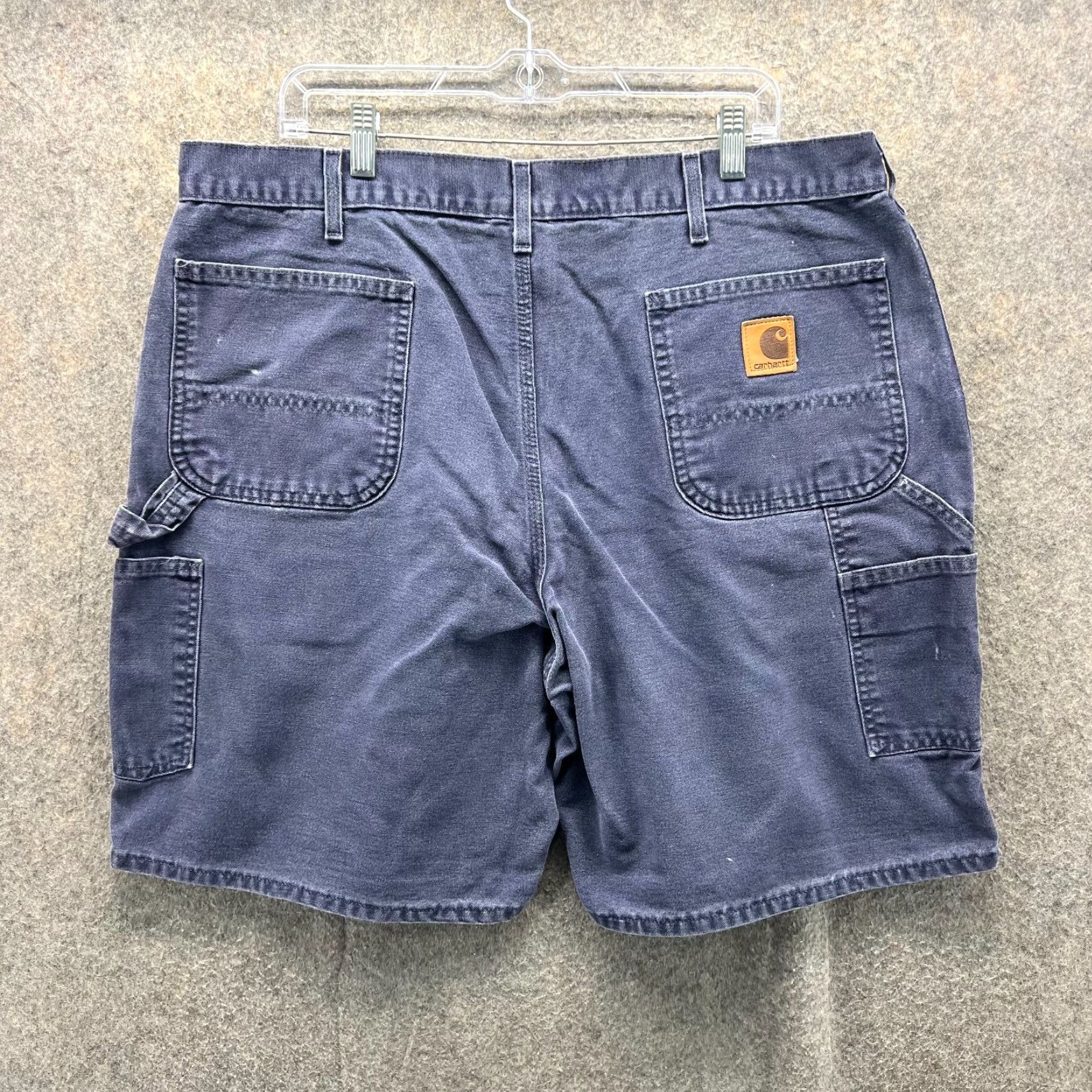 Carhartt VINTAGE Carhartt Shorts Mens 40 Blue Navy Chino Carpenter Canvas Y2K Jorts Size US 40 / EU 56 - 2 Thumbnail