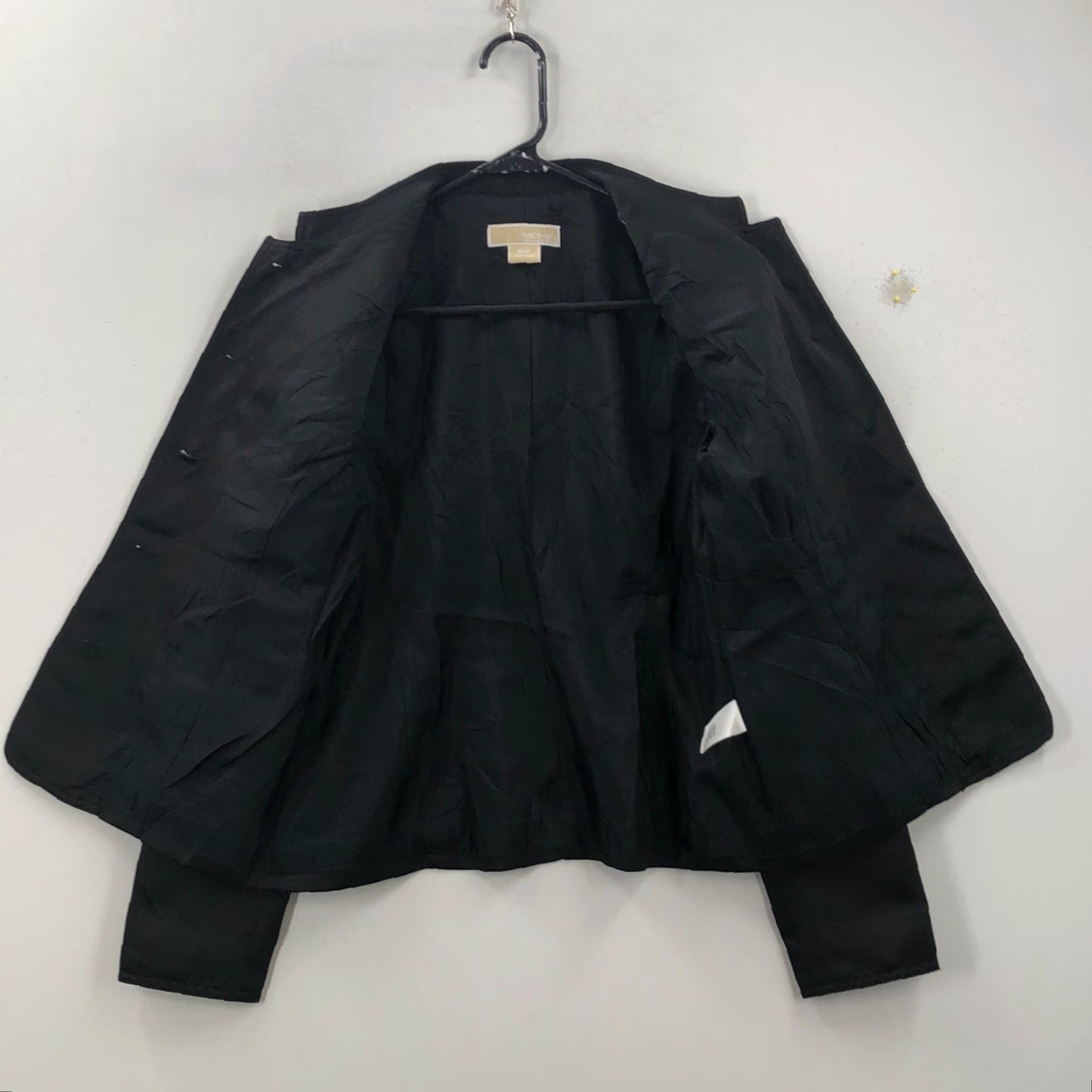 Michael Kors Michael Kors Womens Black Front Pockets Button Up Jacket Size Small Size S / US 4 / IT 40 - 3 Thumbnail