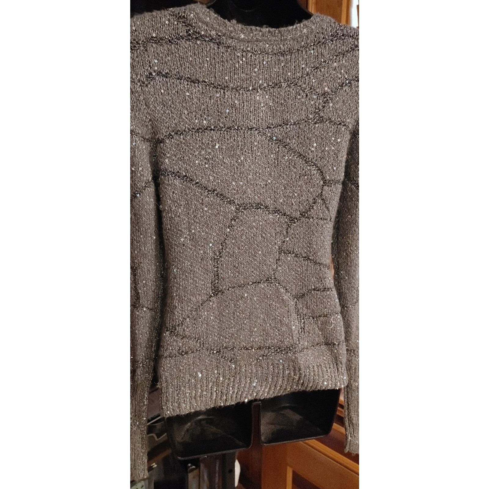 Vera Wang Gorgeous grey/silver button down sweater by Vera Wang Size XS / US 0-2 / IT 36-38 - 2 Thumbnail