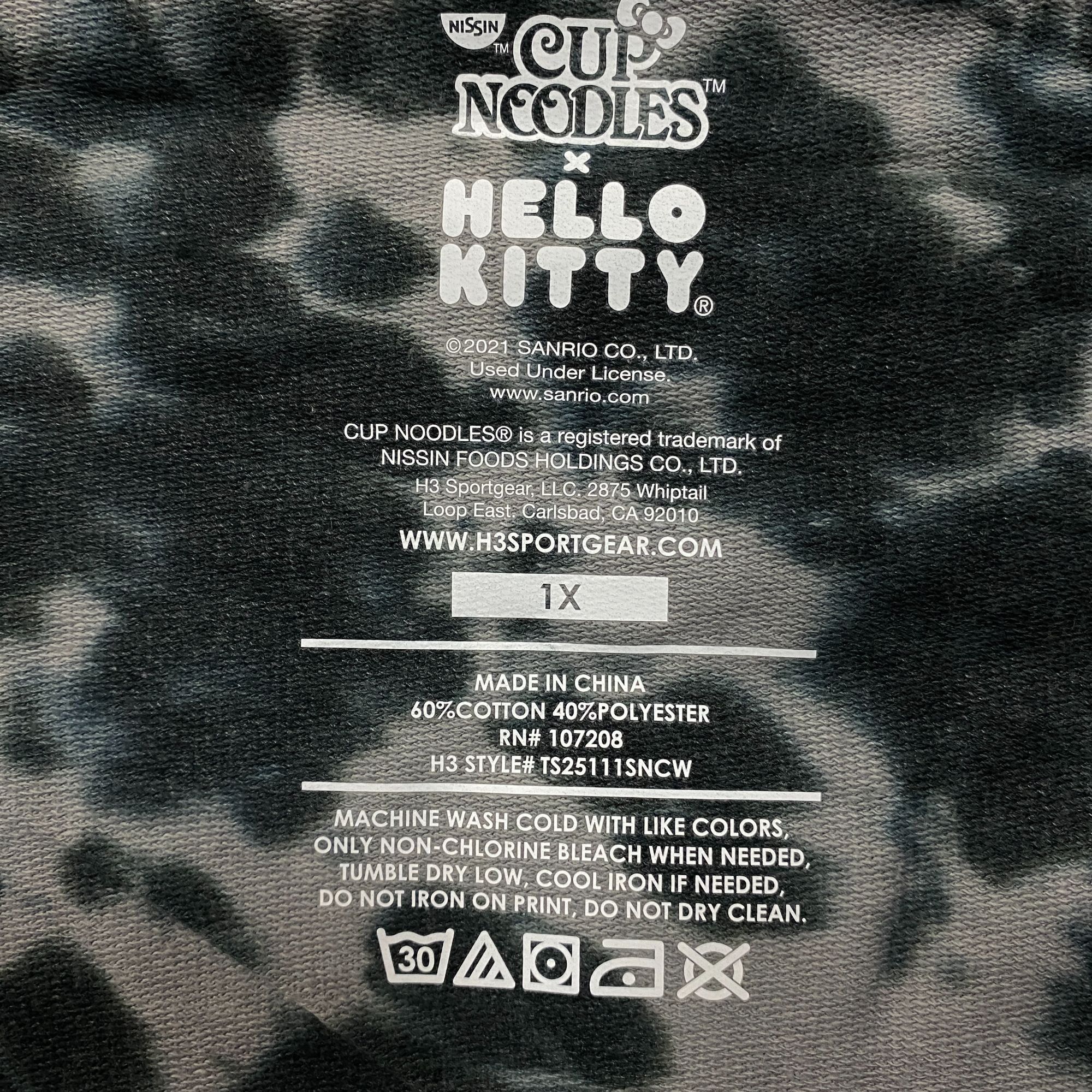 Other Hello Kitty X Nissin Cup noodles tiedye Crop Top size 1X Size XL / US 12-14 / IT 48-50 - 4 Thumbnail