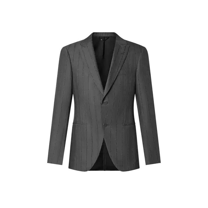 Louis Vuitton Single-Breasted Wool Pont Neuf Cutaway Jacket - 46 XS Size 46S - 1 Thumbnail