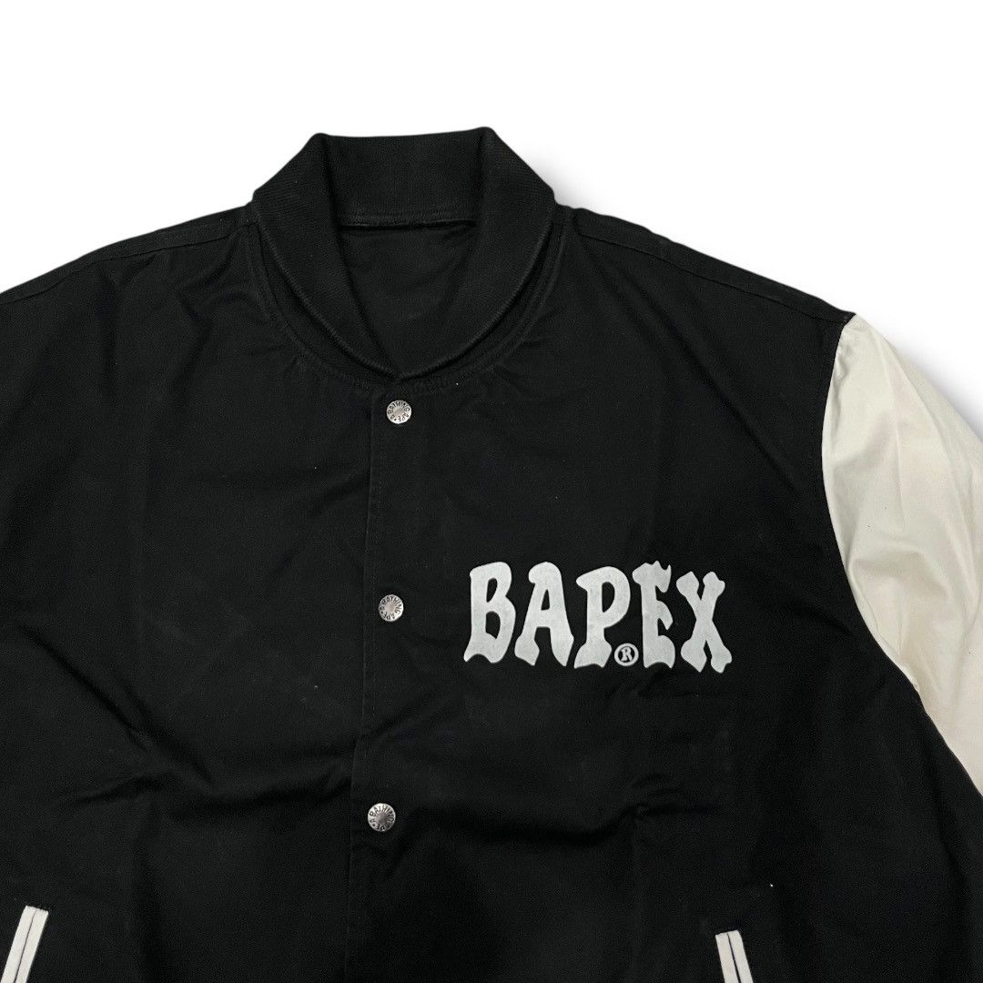 Bape BAPEX Simple Logo Varsity Jacket Size US XL / EU 56 / 4 - 4 Thumbnail
