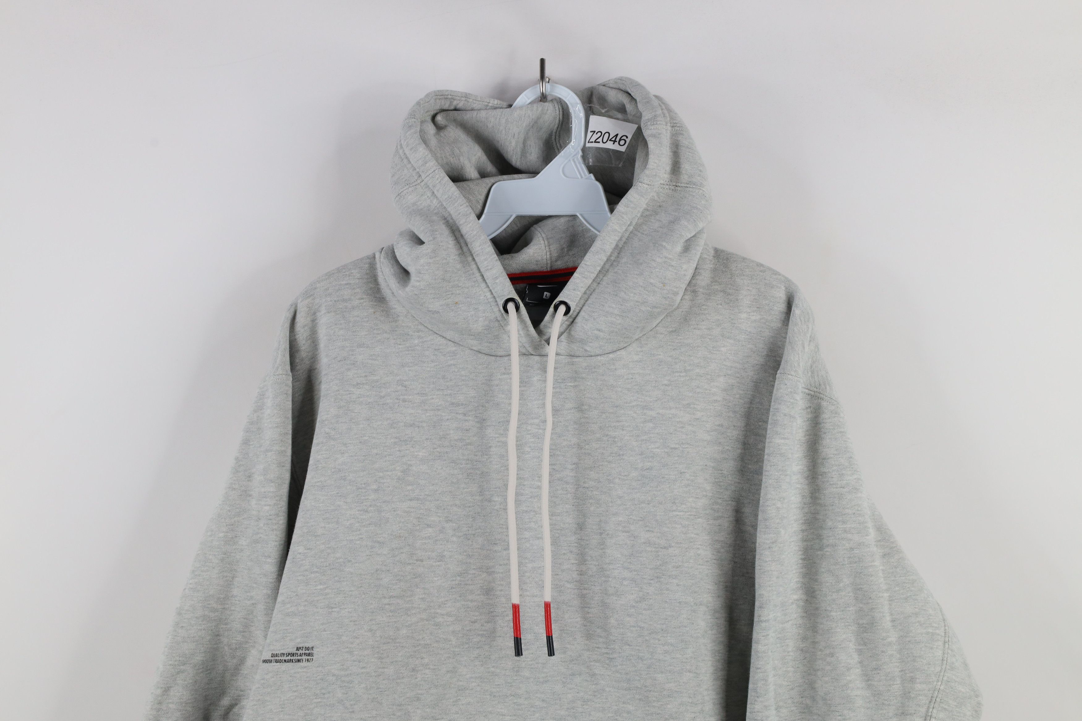 Nike × Vintage Nike Kyrie Irving Heavyweight Hoodie Sweatshirt Heather Gray Size L / US 10 / IT 46 - 2 Thumbnail