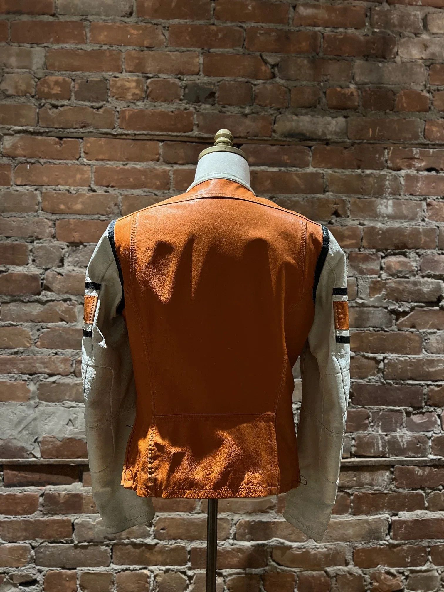 Diesel Diesel Black Gold “Chopper 33” Racer Leather Jacket Size US M / EU 48-50 / 2 - 4 Thumbnail