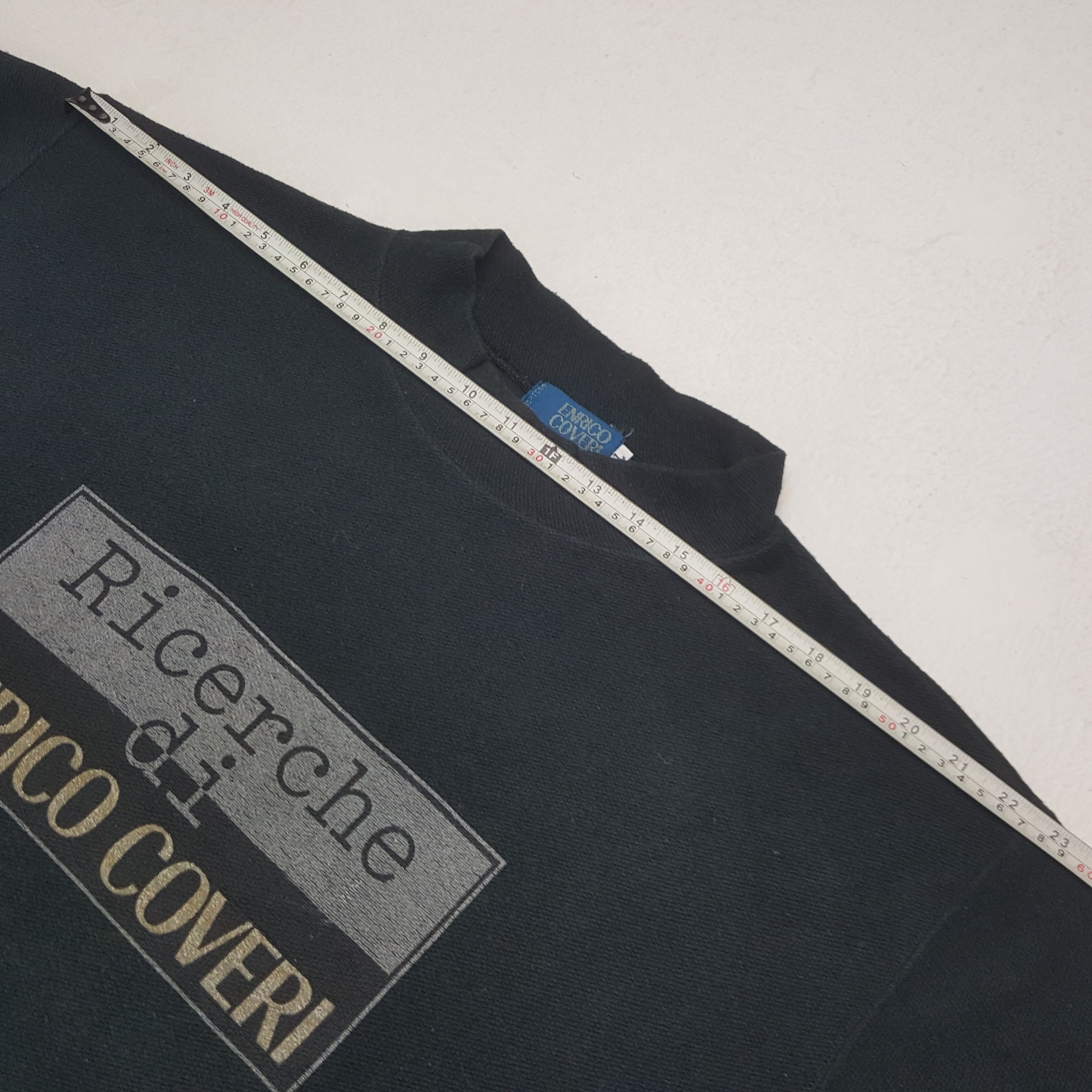 Vintage Vintage Ricerche Di Enrico Coveri Sweatshirt Size US L / EU 52-54 / 3 - 6 Thumbnail
