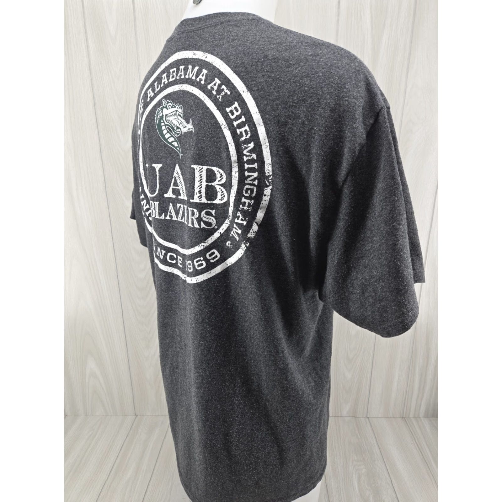 Champion VINTAGE UAB Blazers Champion T Shirt Mens XL Gray Double Sided Size US XL / EU 56 / 4 - 7 Thumbnail