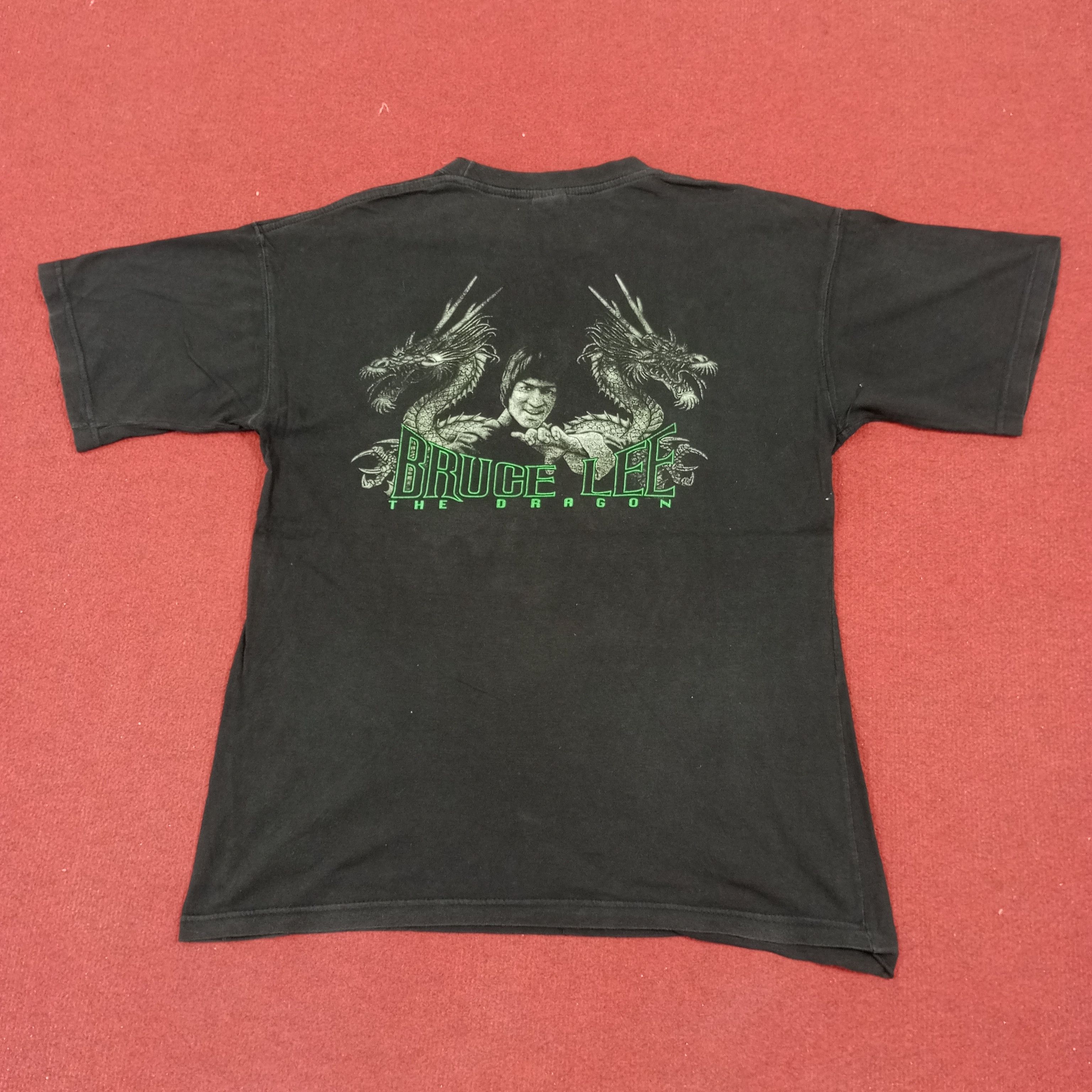 Vintage Bruce Lee The Dragon Action Movie Style Tshirt Size US M / EU 48-50 / 2 - 3 Thumbnail