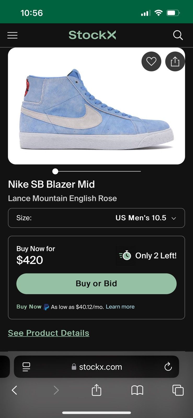 Nike Lance mountain English rose Nike sb Size US 12 / EU 45 - 6 Thumbnail