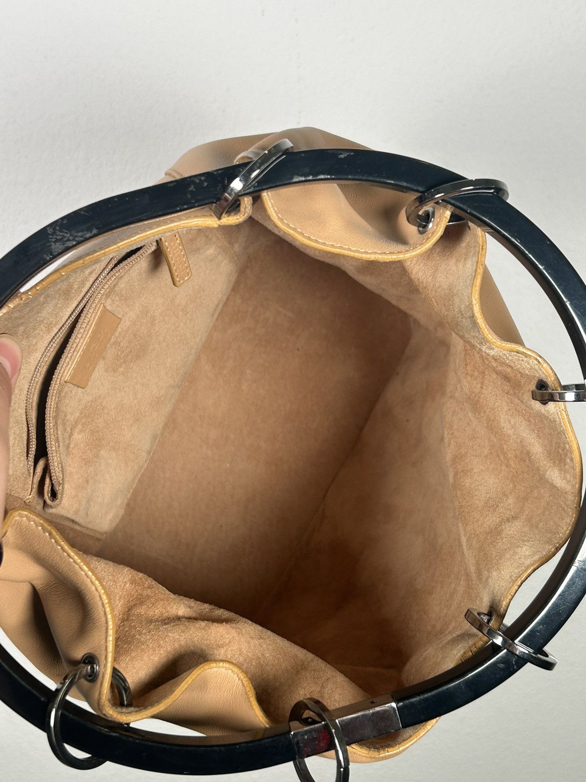 Gucci 00’s Leather Ring Bucket Bag Size ONE SIZE - 7 Thumbnail