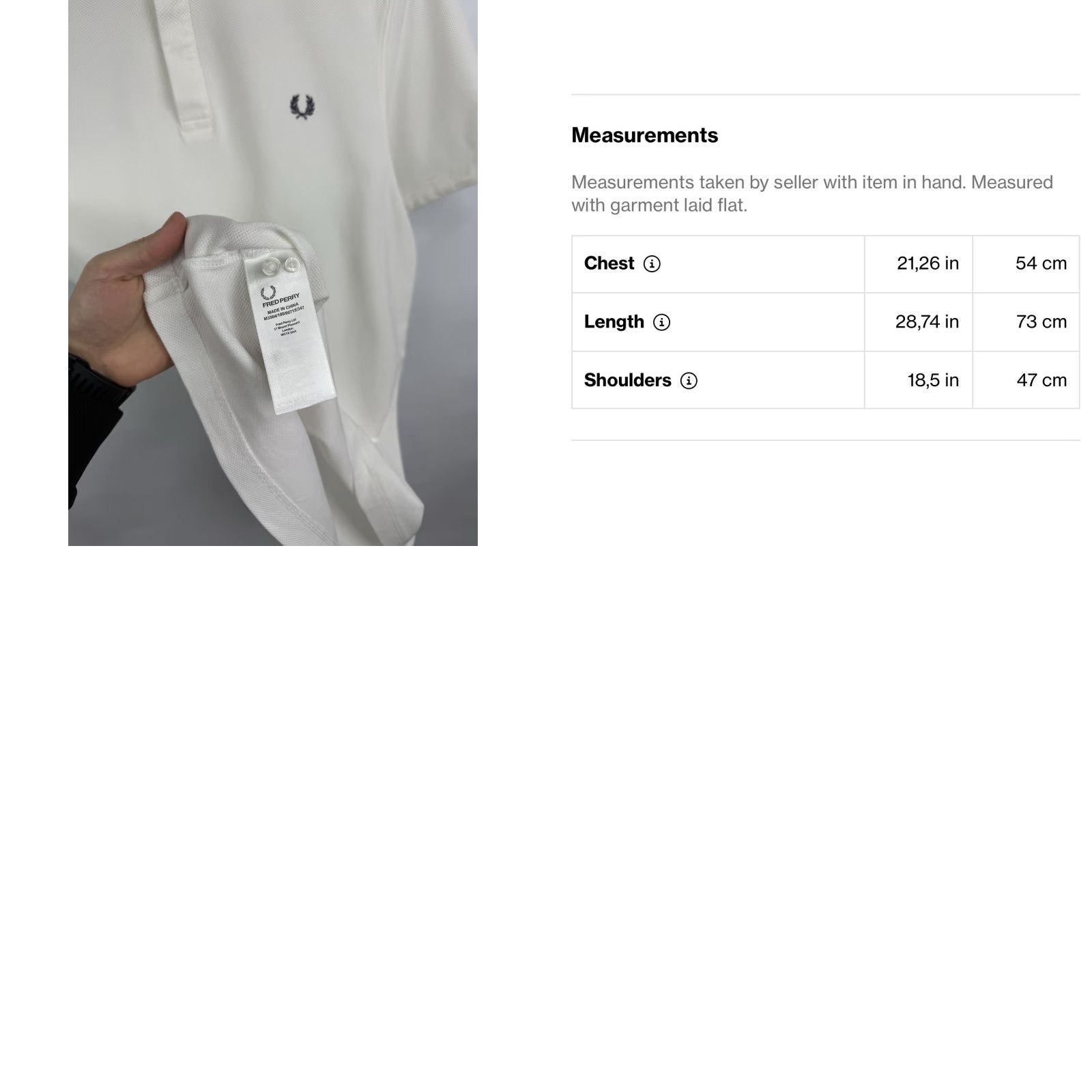 Fred Perry VINTAGE Fred Perry Tennis Polo T-Shirt Men L White Retro 90s Y2K Rare Hype Retro Polo Tee Size US L / EU 52-54 / 3 - 8 Thumbnail