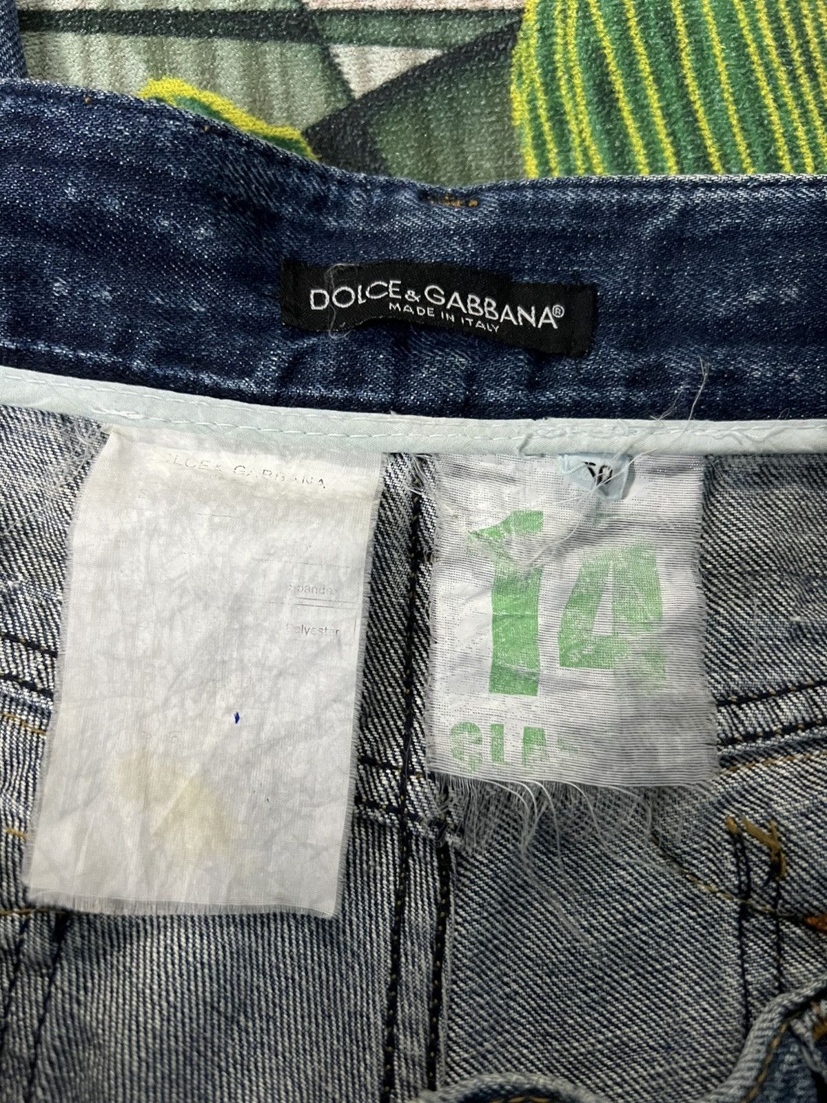 Dolce & Gabbana × Vintage DOLCE & GABBANA WASHED BLUE JEANS Size US 34 / EU 50 - 21 Thumbnail