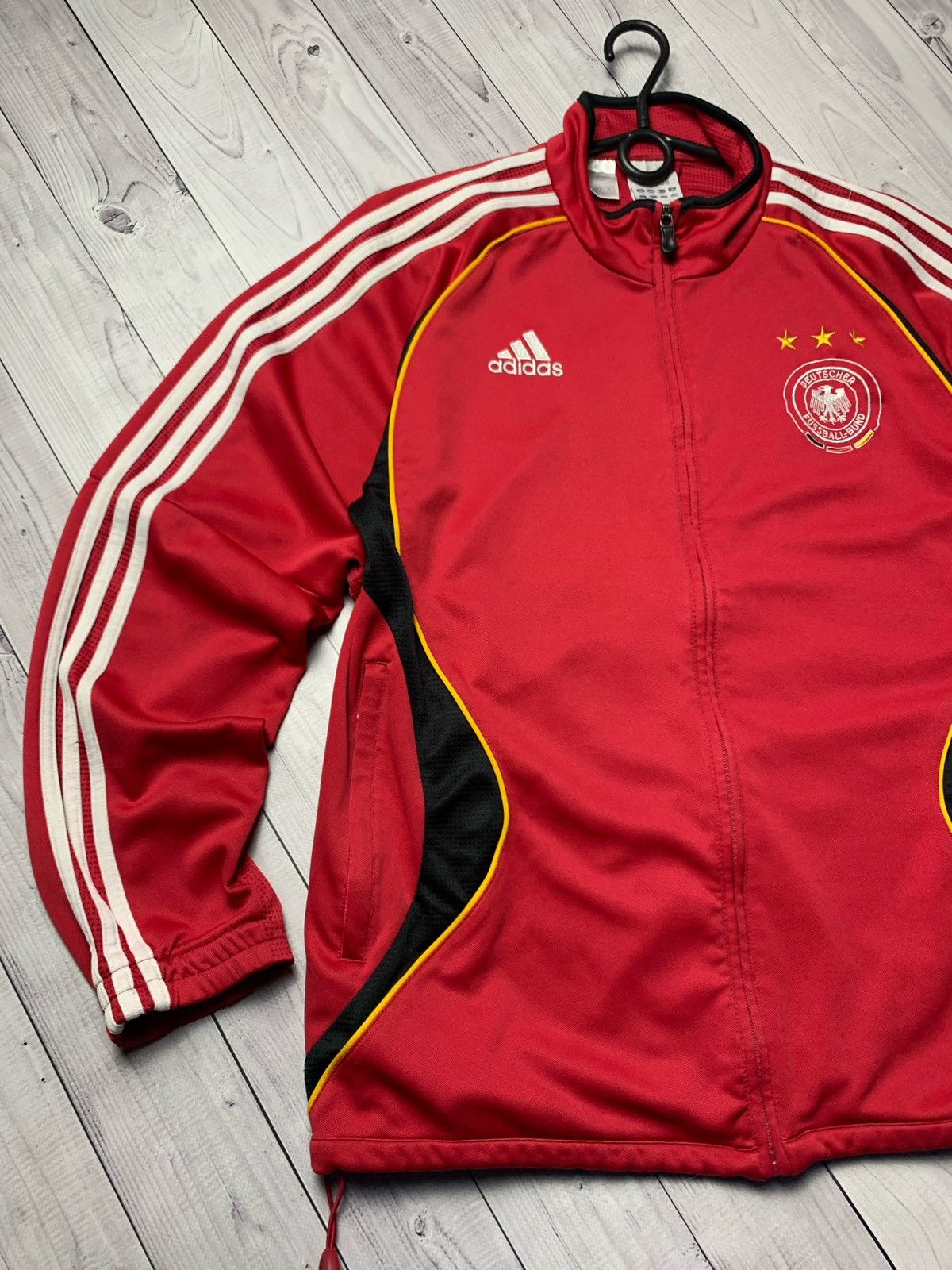 Vintage Adidas Germany vintage soccer track jacket Size M/L Size US M / EU 48-50 / 2 - 4 Thumbnail