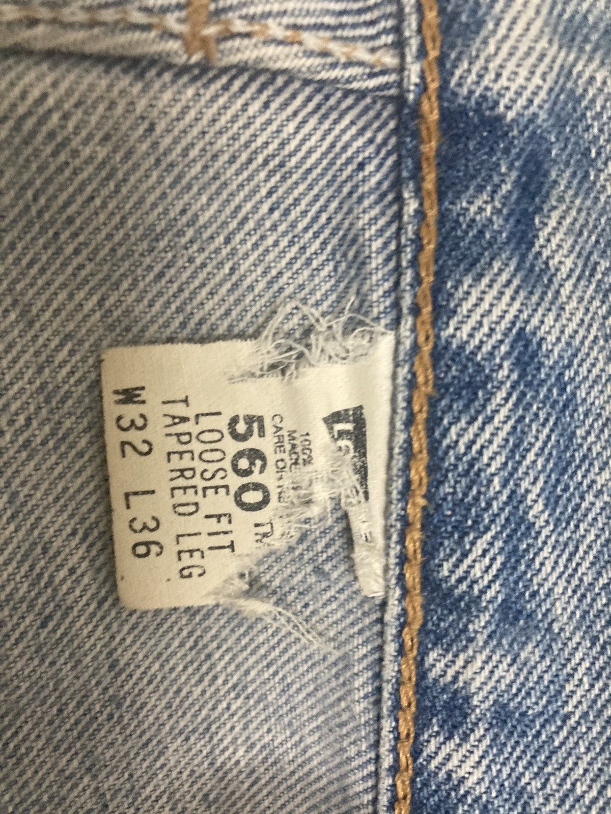 Levi's Vintage Y2K Levis 560 jeans Made in USA Size US 32 / EU 48 - 4 Thumbnail