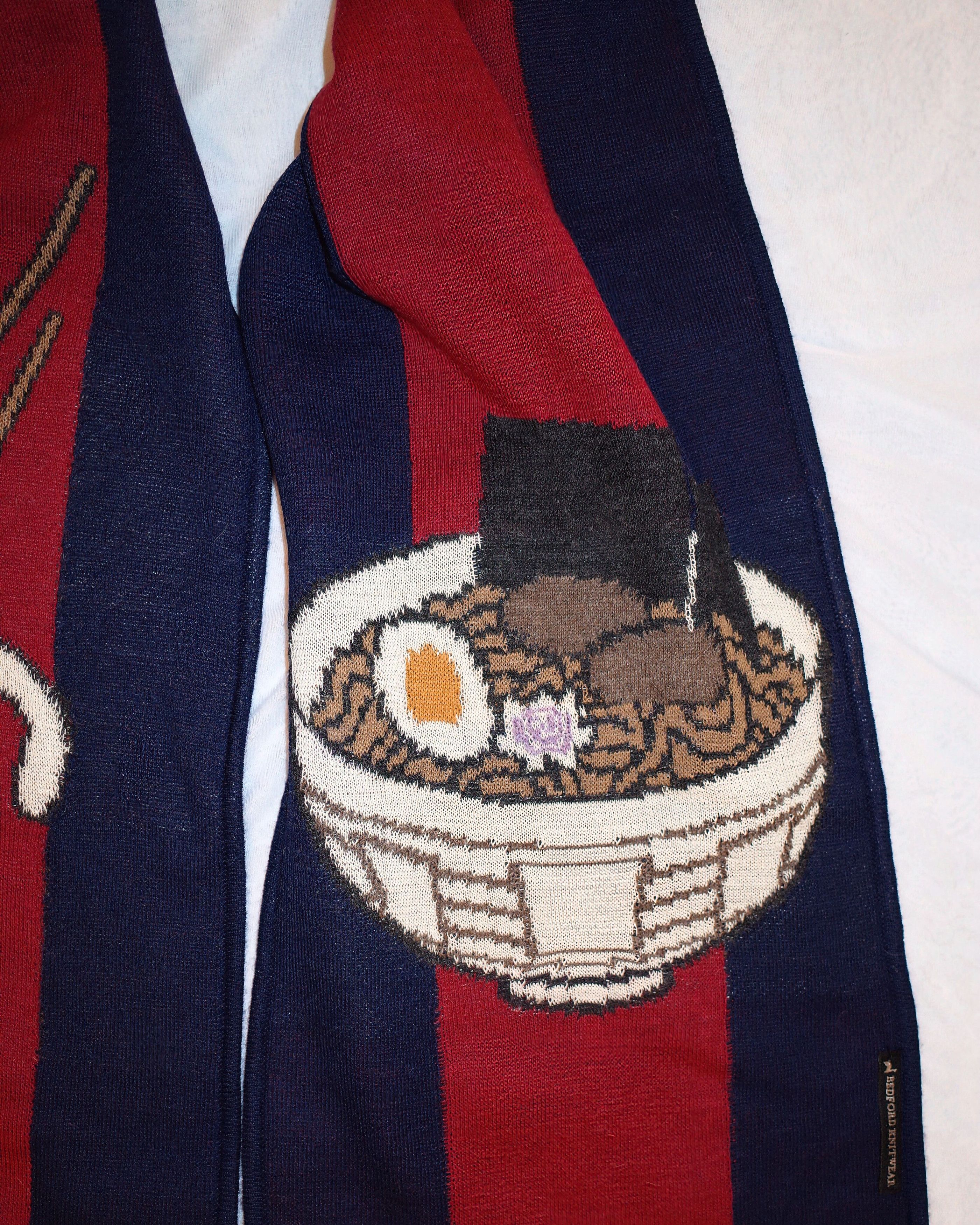 Other BEDFORD ALPAKA BIANCO X JOHNNY TERROR RAMEN SCARF Sabukaru Size ONE SIZE - 3 Thumbnail